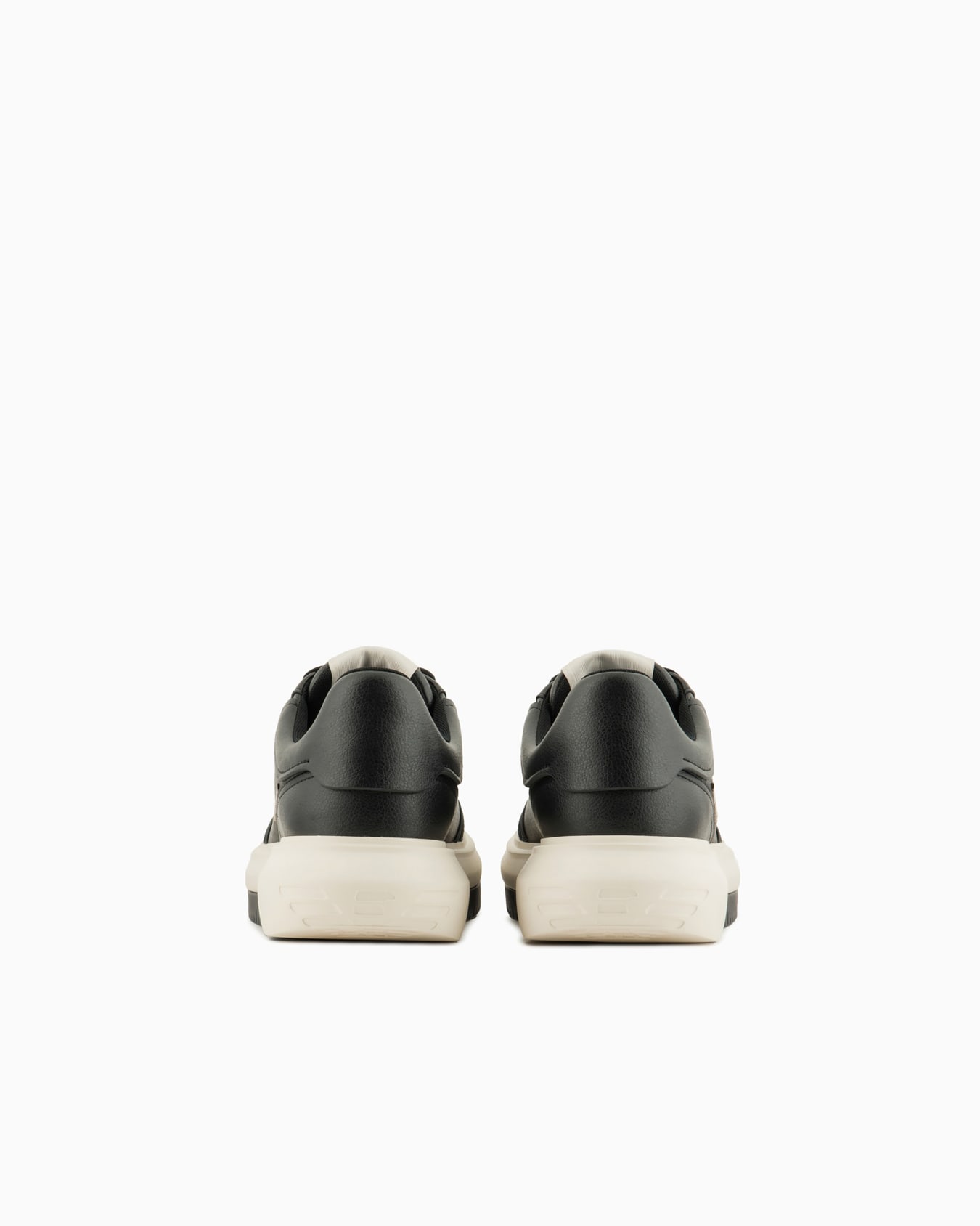 Hammered-leather sneakers with side logo Slide 3
