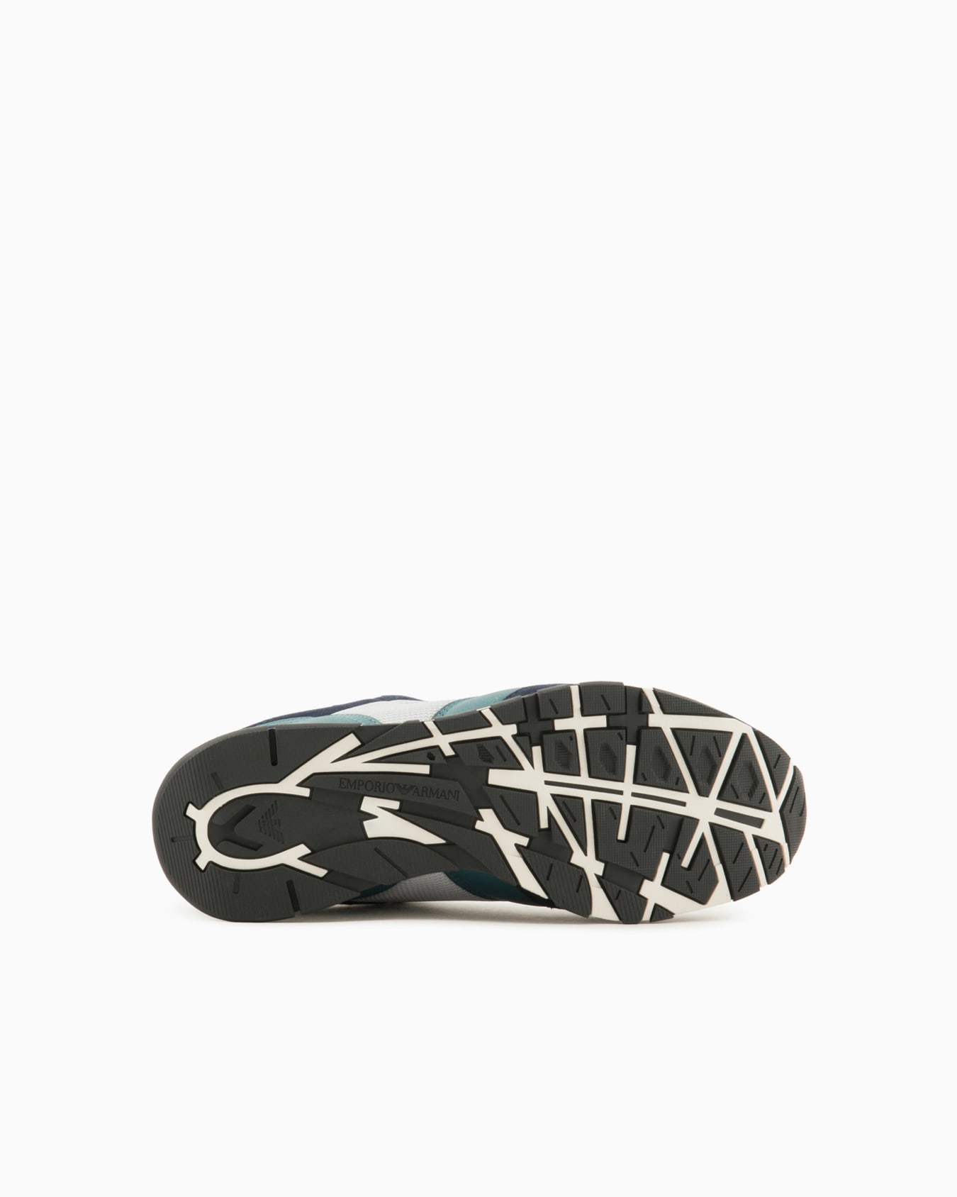 Mesh and suede sneakers with side eagle Diapositiva 5