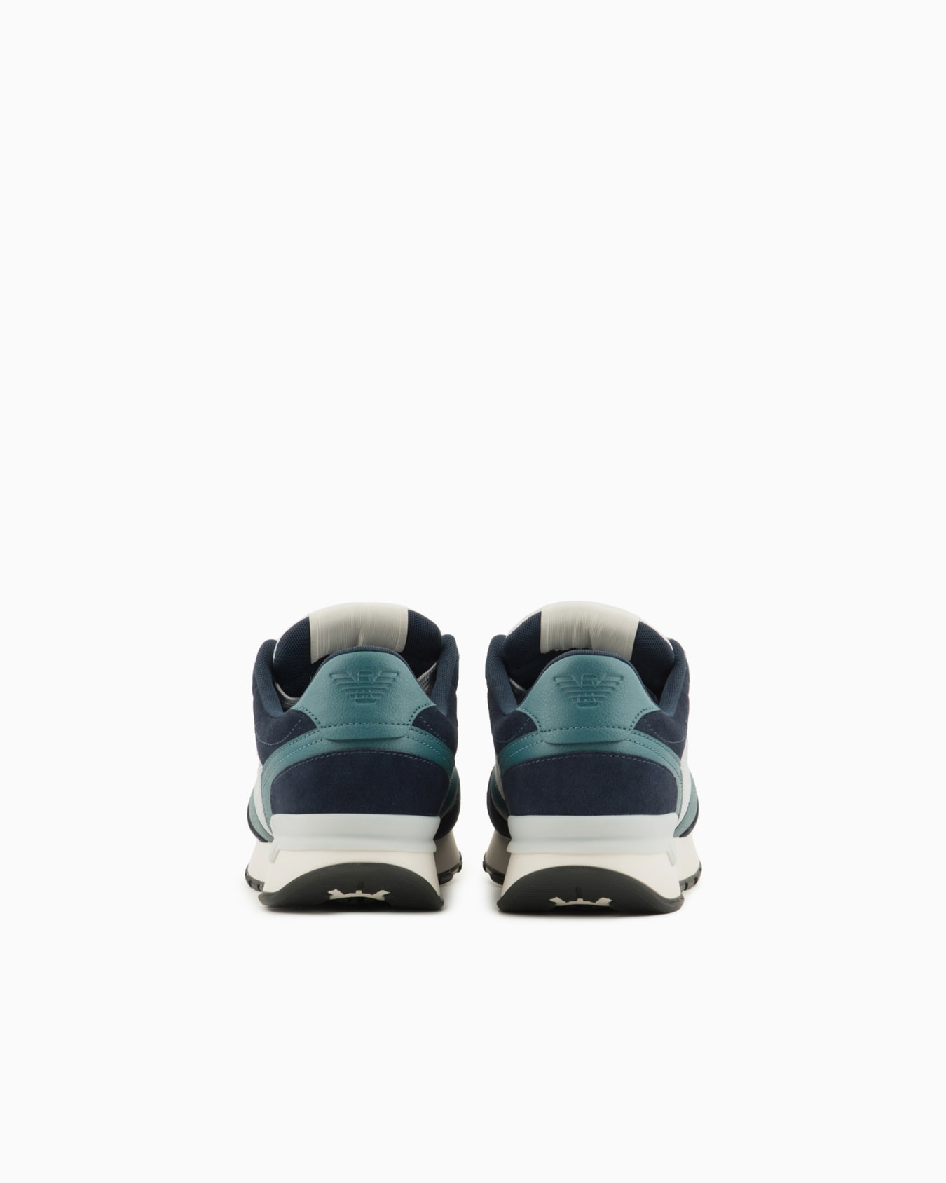 Mesh and suede sneakers with side eagle Diapositiva 3