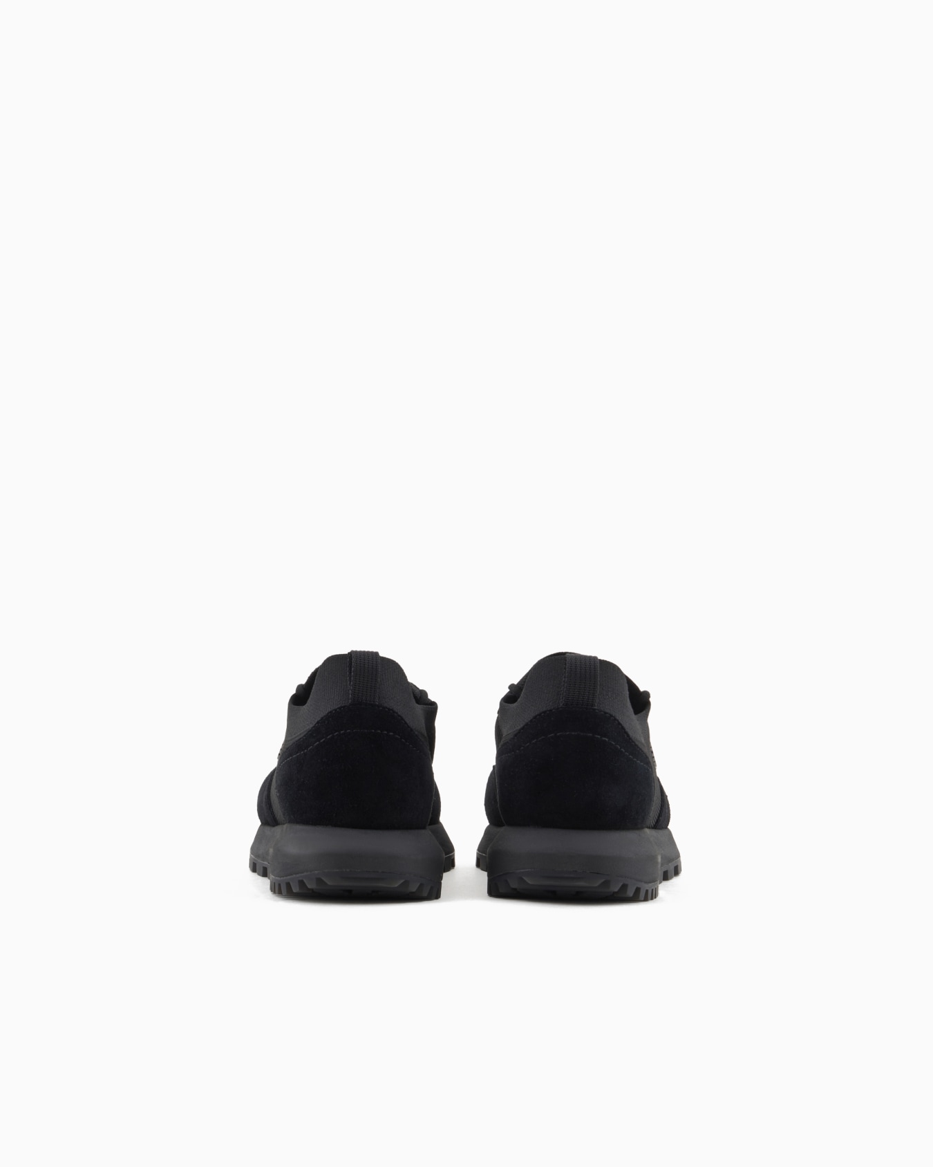 Strick-Sneaker mit Details aus Wildleder Folie 3