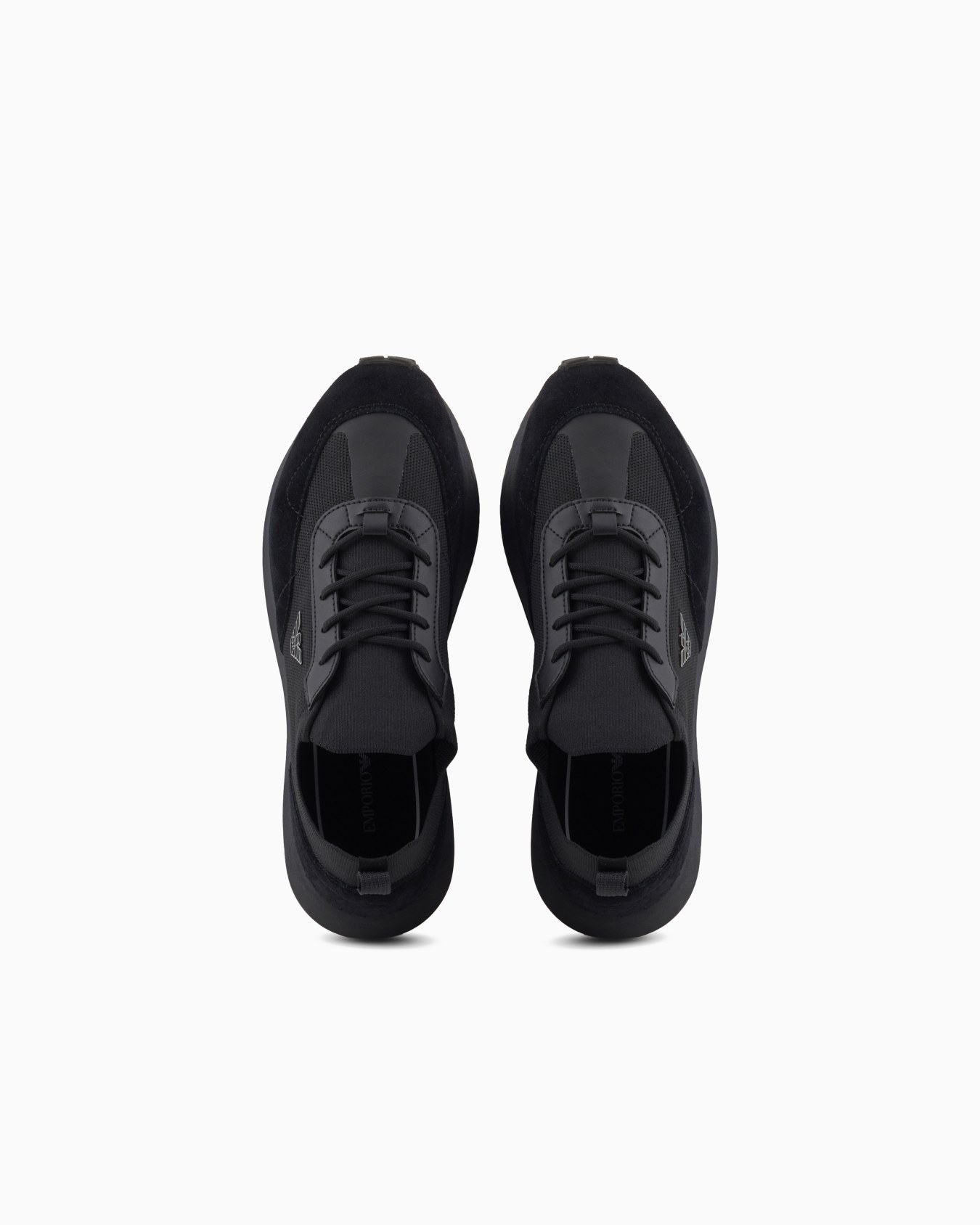 Strick-Sneaker mit Details aus Wildleder Folie 2