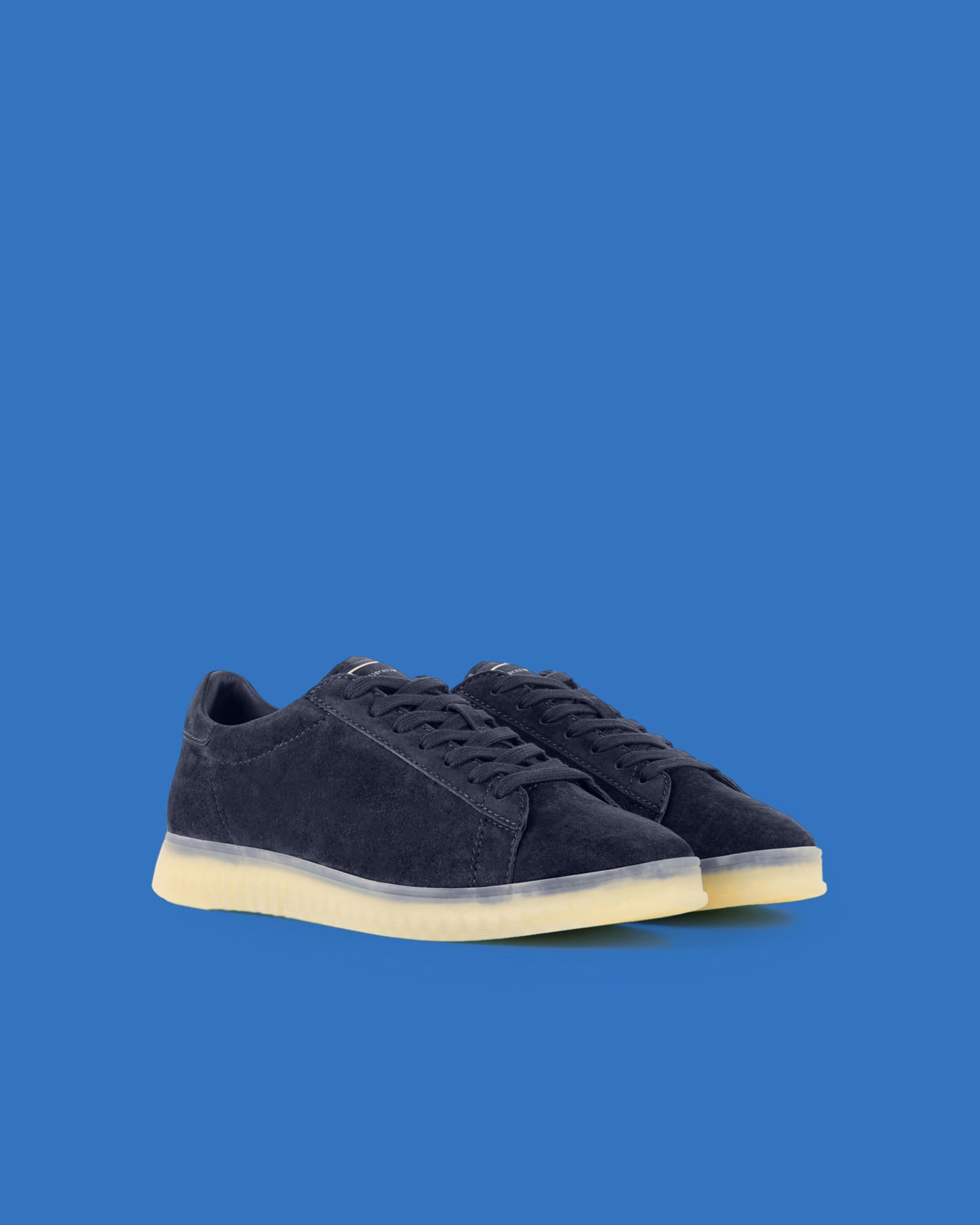 ASV Black Blue capsule collection suede sneakers Slide 1