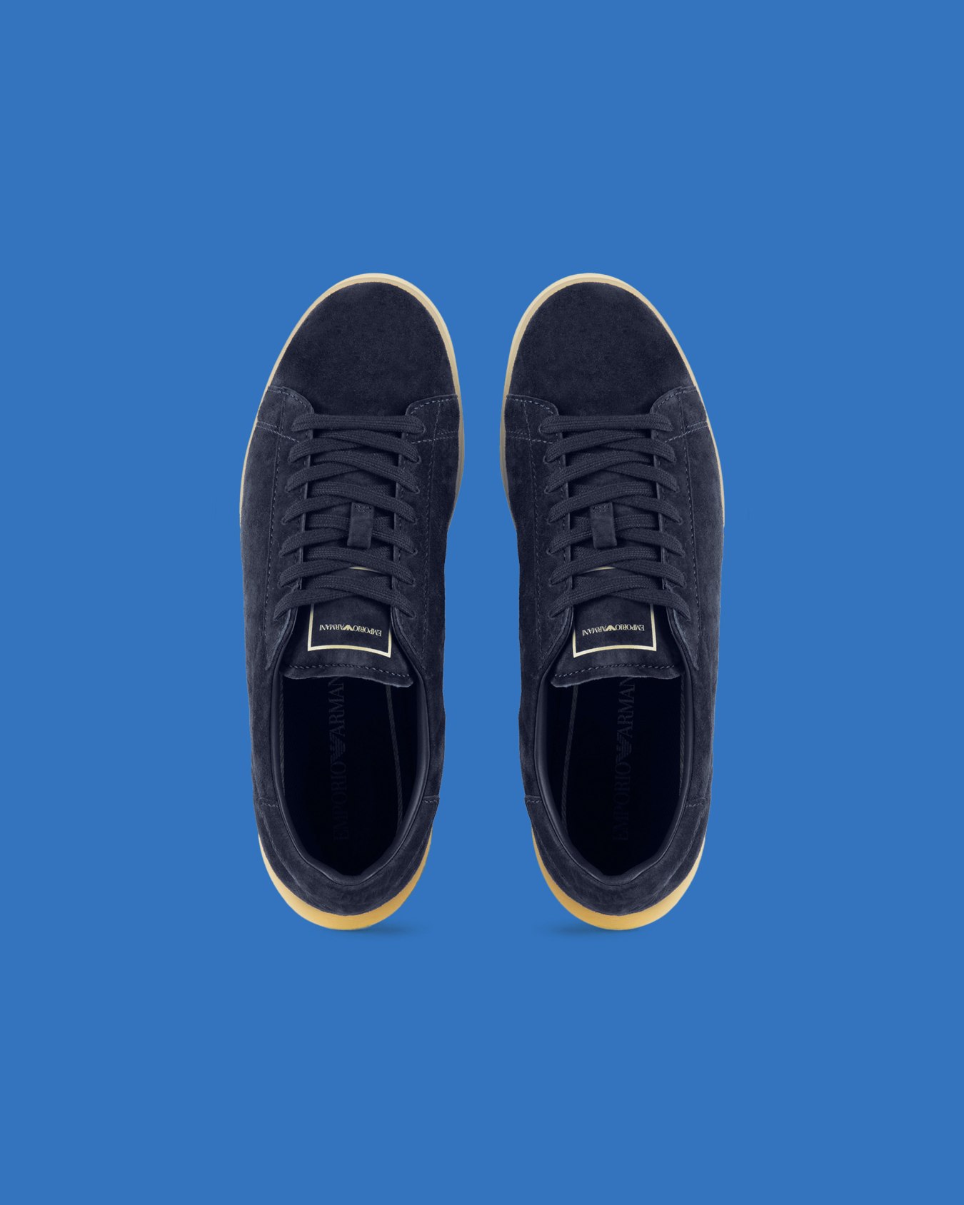 ASV Black Blue capsule collection suede sneakers Slide 2