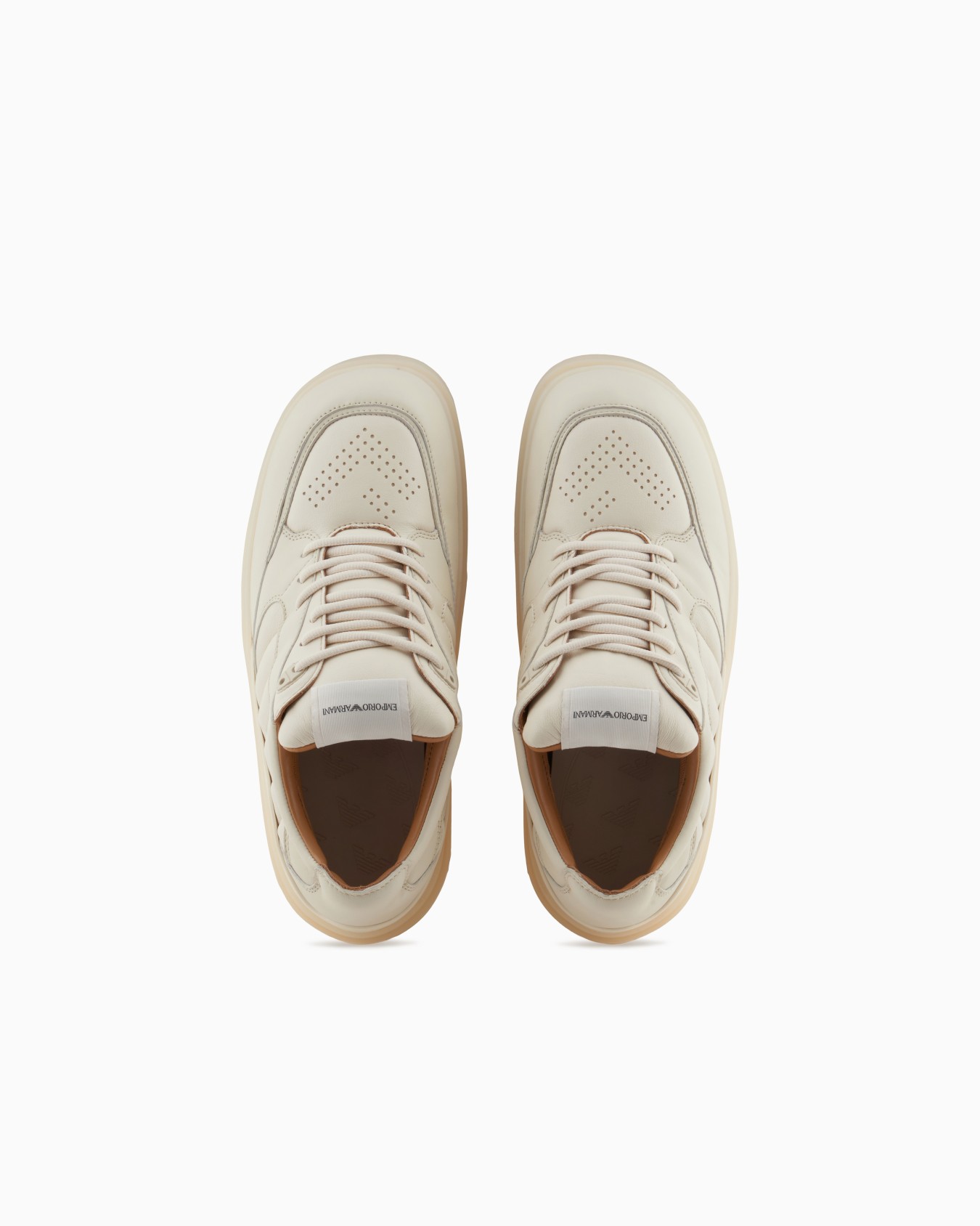 Sneakers with padded nappa-leather details Slide 2