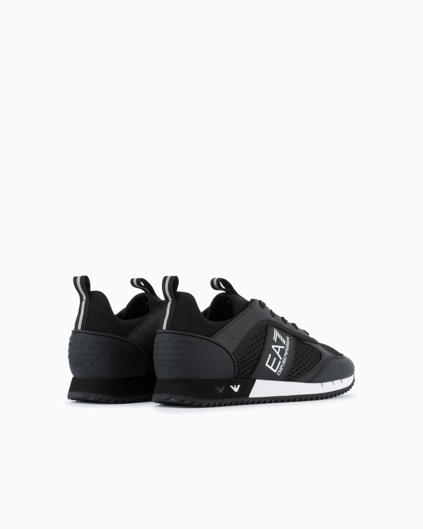 Black and White Carbon Sneakers Slide 2