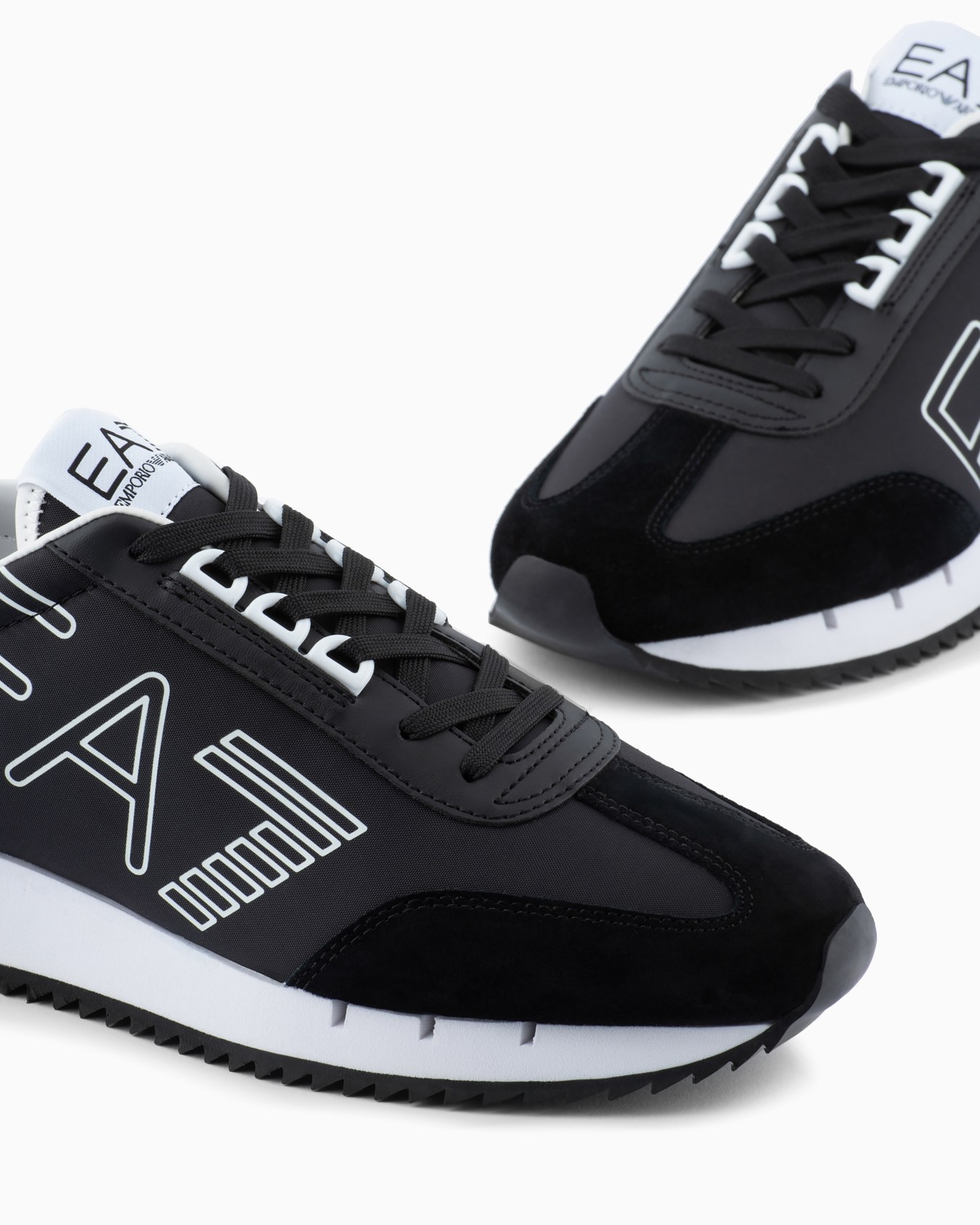 Black and White Vintage Sneakers Slide 2