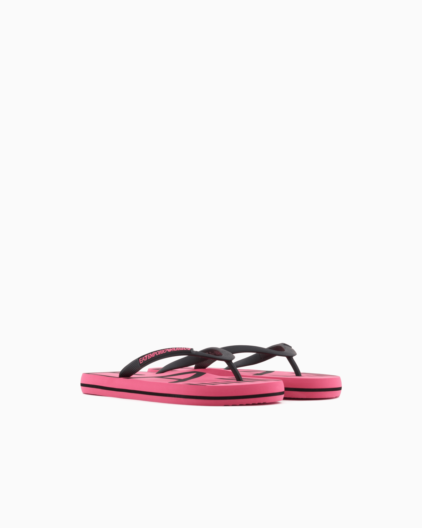 Rubber flip-flops with logo Slide 1
