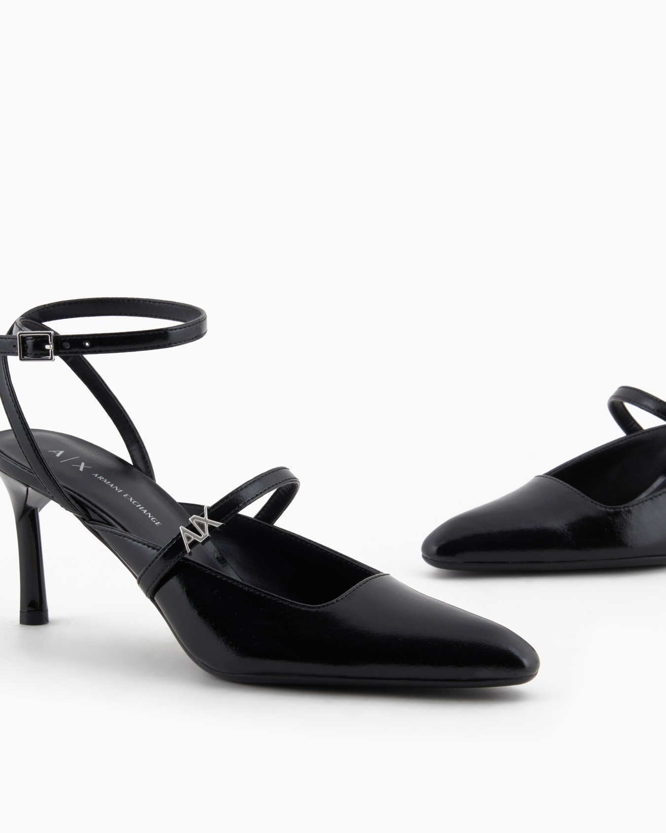 Patent leather slingback pumps Slide 4