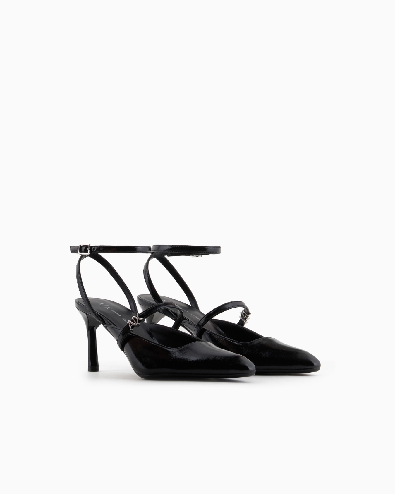 Patent leather slingback pumps Slide 1