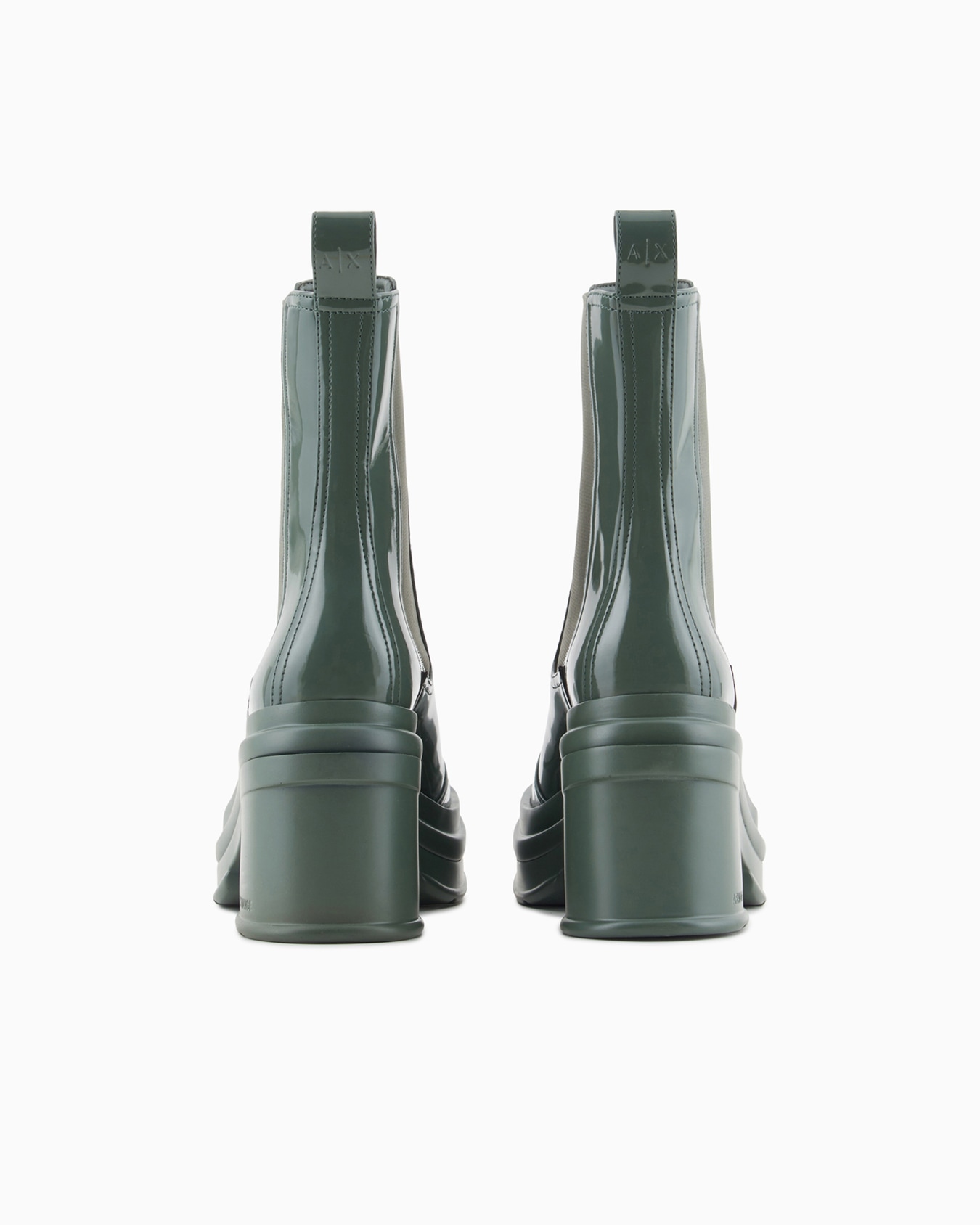 Bottes à talons en caoutchouc Diapositive 2