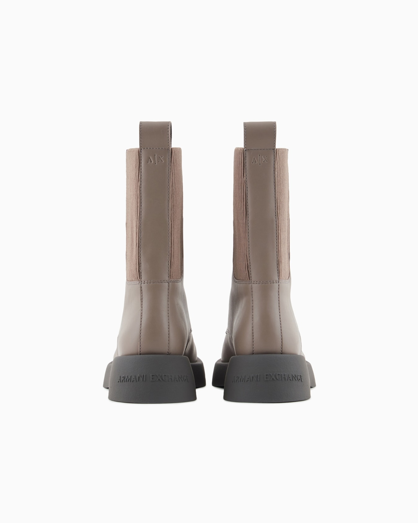 Combat boots with elastic and zip Slide 2