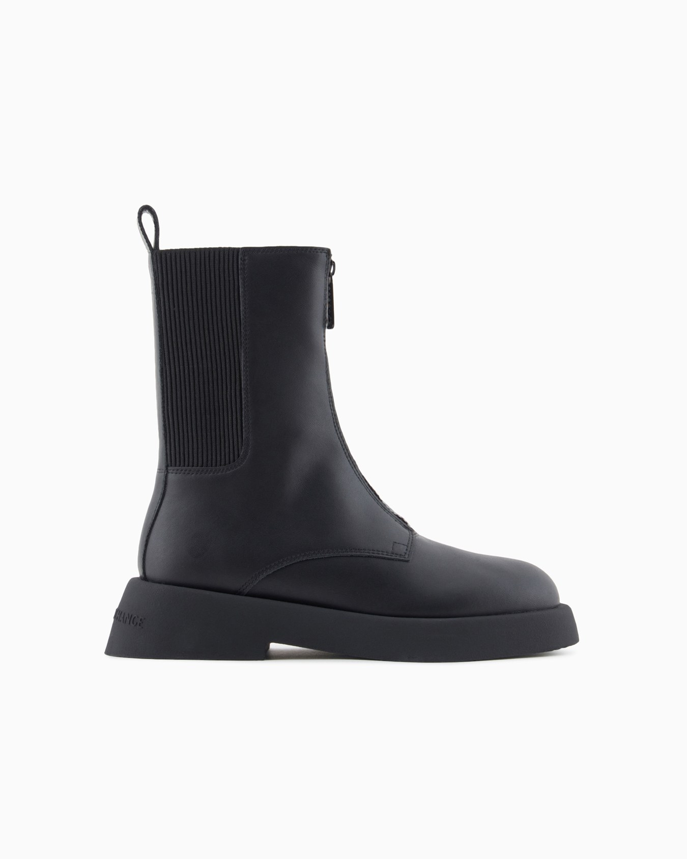 Botas militares con elástico y cremallera. Diapositiva 0