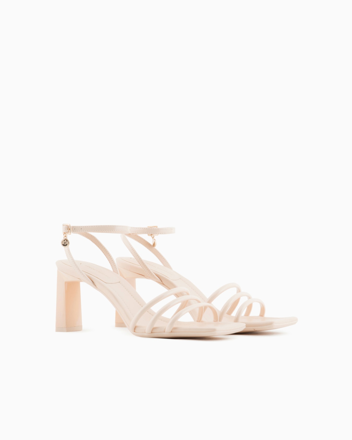 Heeled sandals with thin straps Slide 1