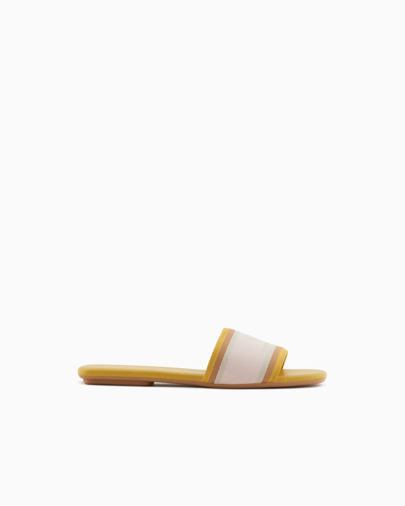 Slippers with contrasting band and logo Slide 0
