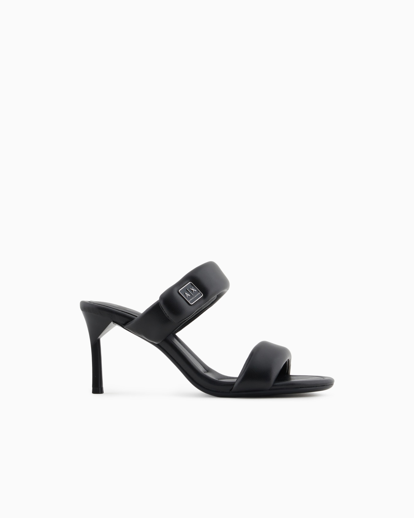 Heeled sandals with two straps Slide 0