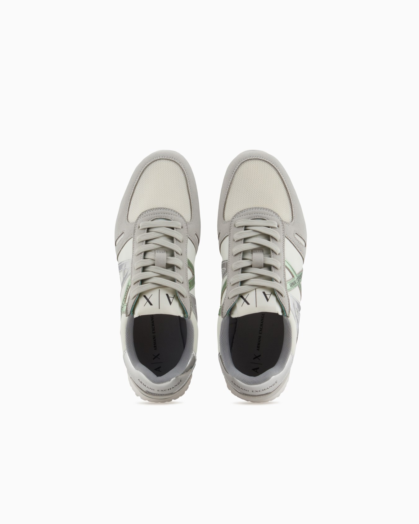 Microfiber sneakers with logo Slide 2