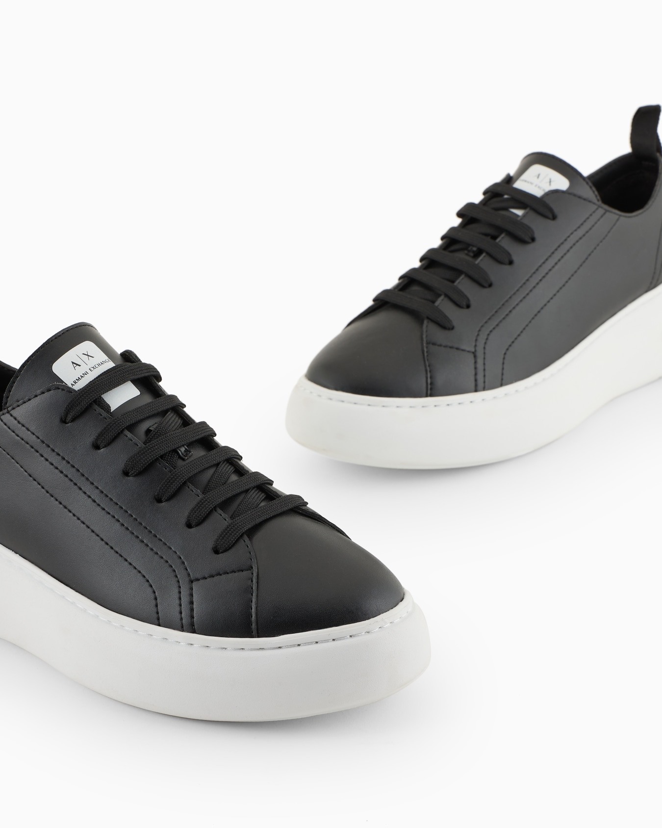 Chunky leather sneakers Slide 4