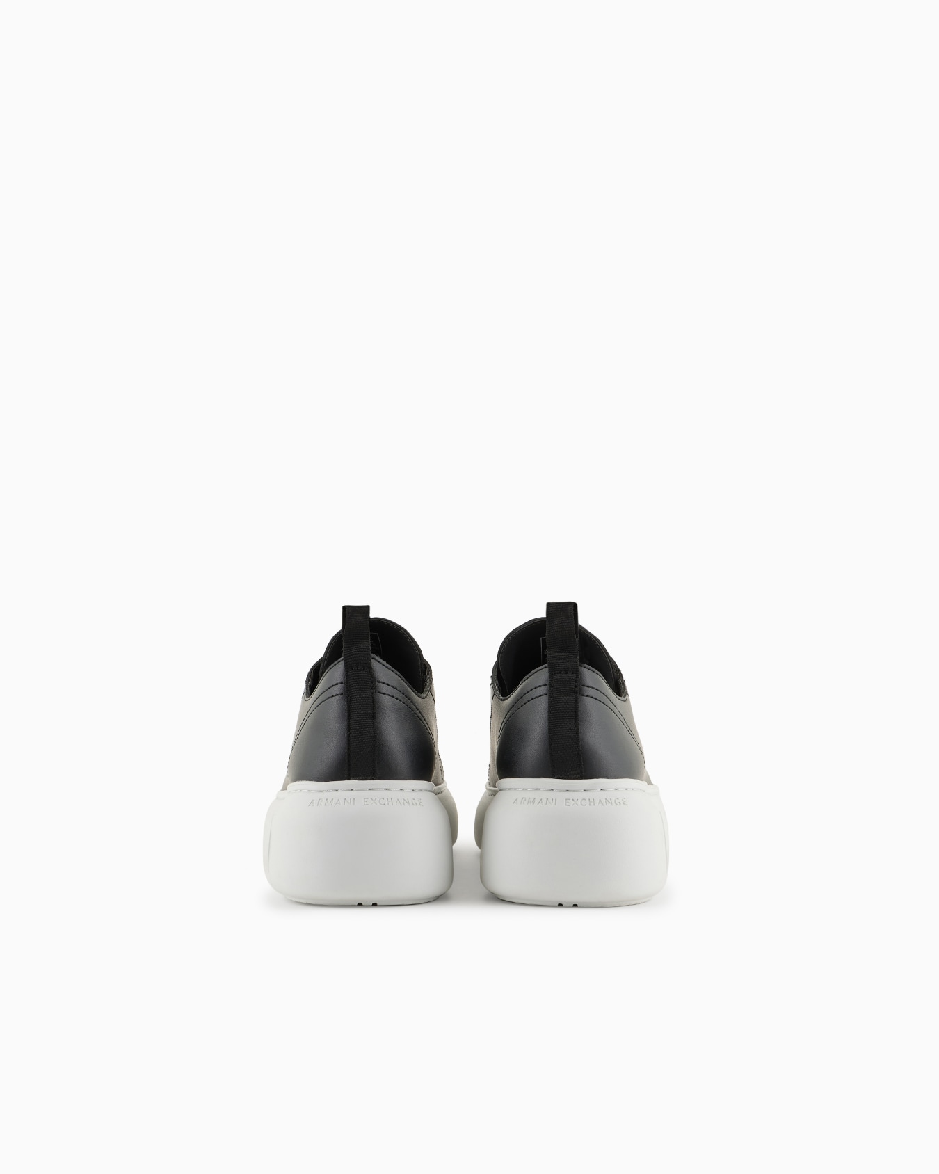 Chunky leather sneakers Slide 3