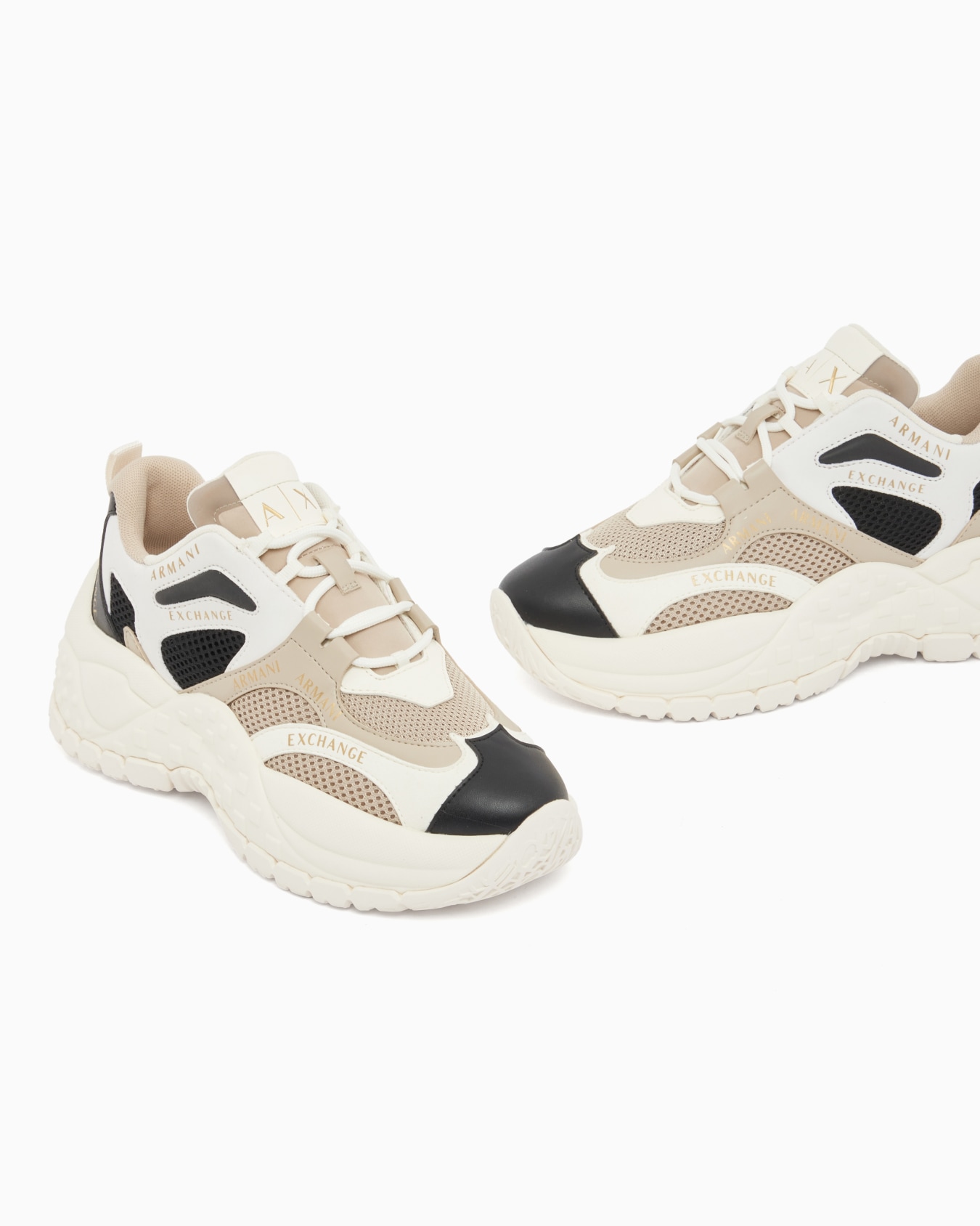 Sneakers in mesh and microsuede Slide 4