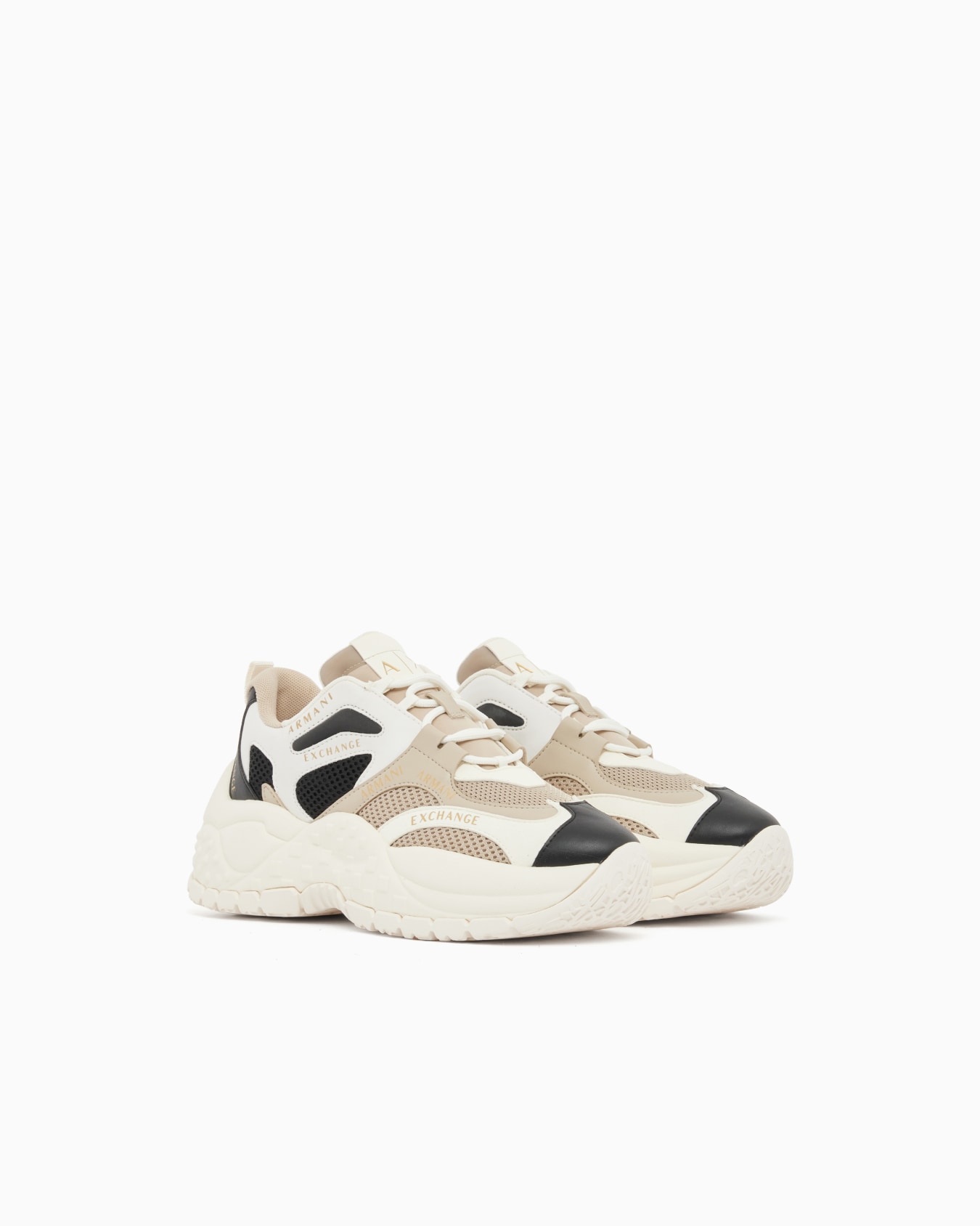 Sneakers in mesh and microsuede Slide 1