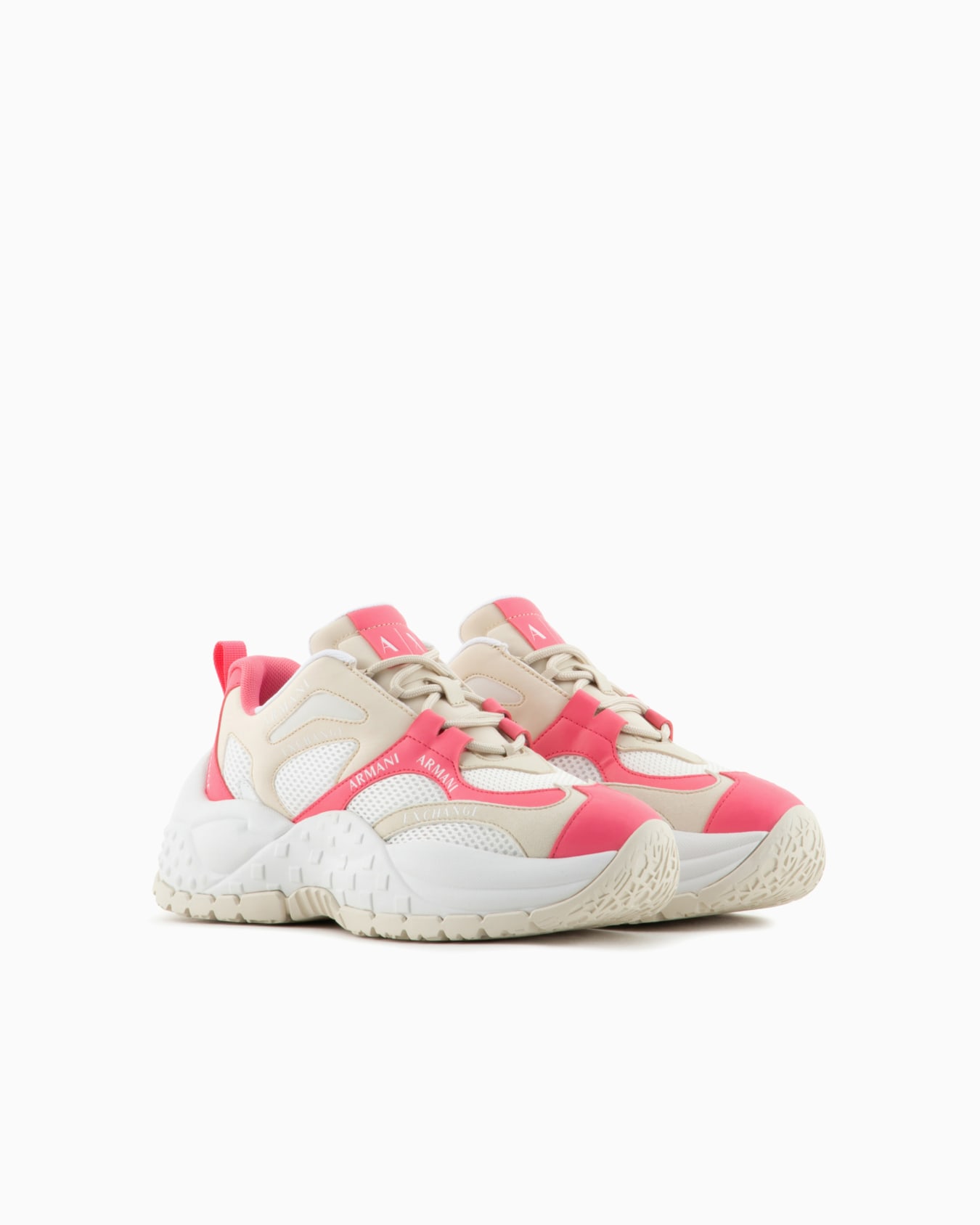 Chunky sneakers with contrasting inserts Slide 1