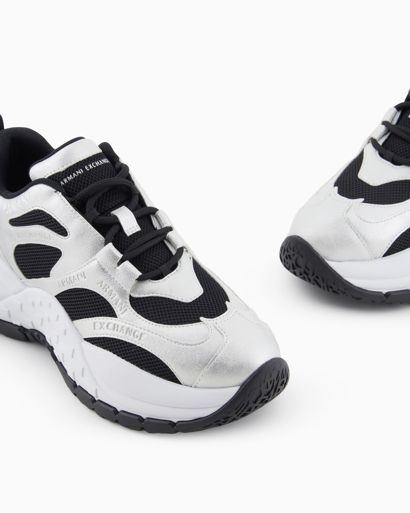 Chunky sneakers with metal details Slide 4