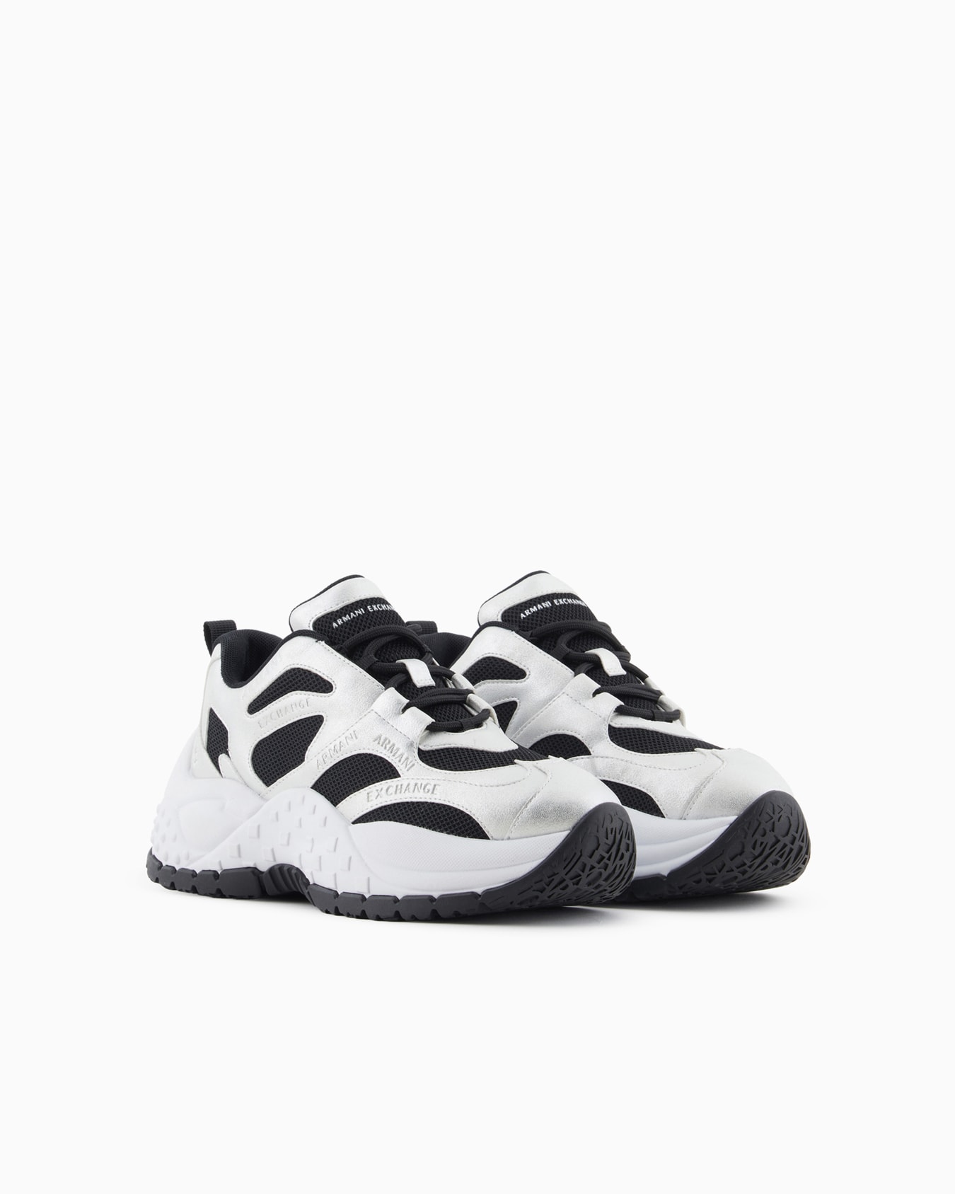 Chunky sneakers with metal details Slide 1