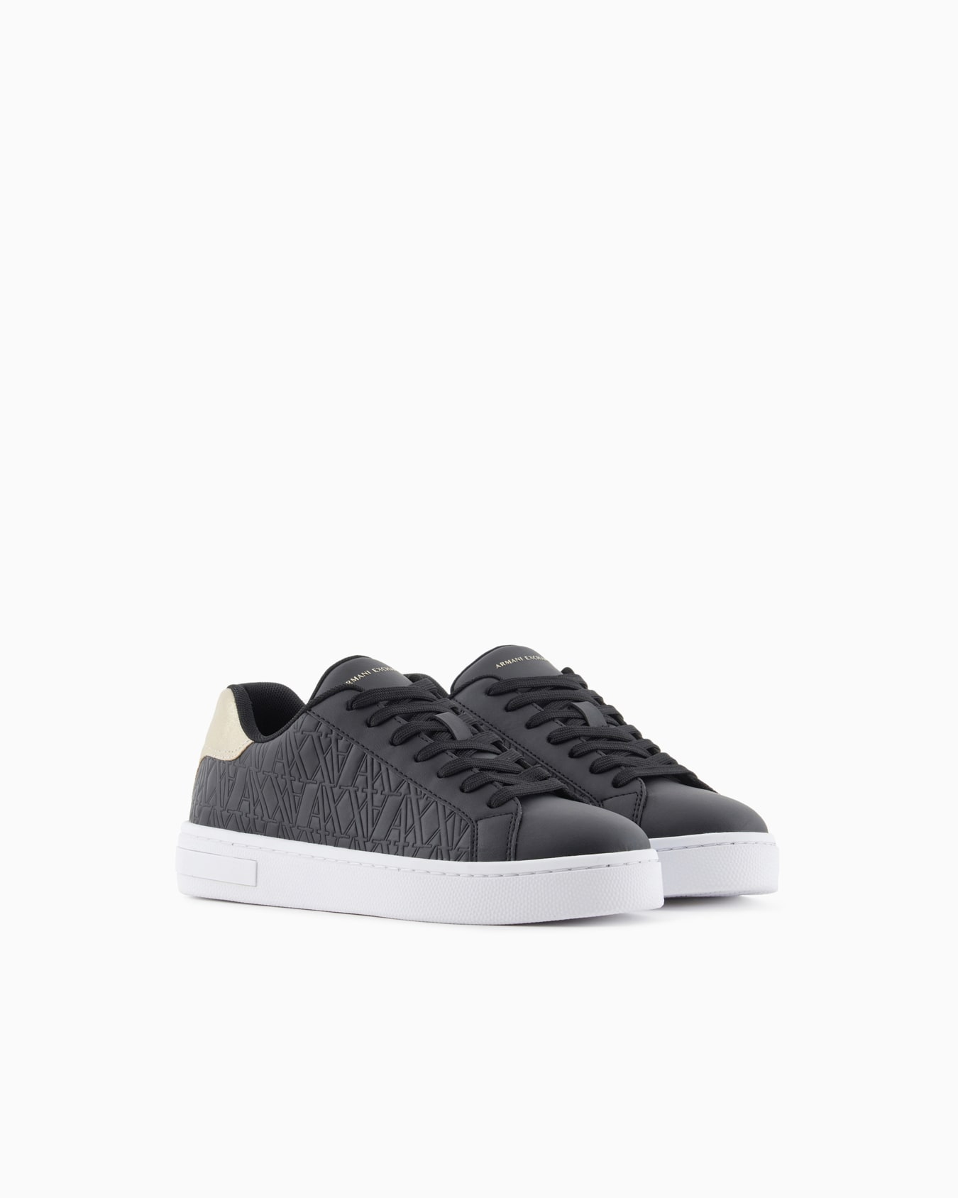 Sneakers with matching embroidered logo and metal detail Slide 1