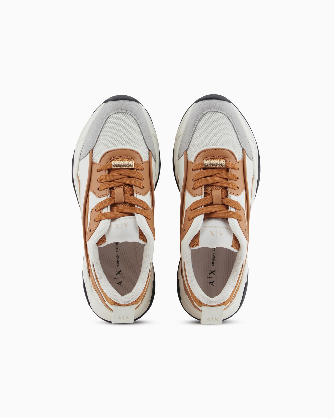 Chunky sneakers with contrasting inserts Slide 2