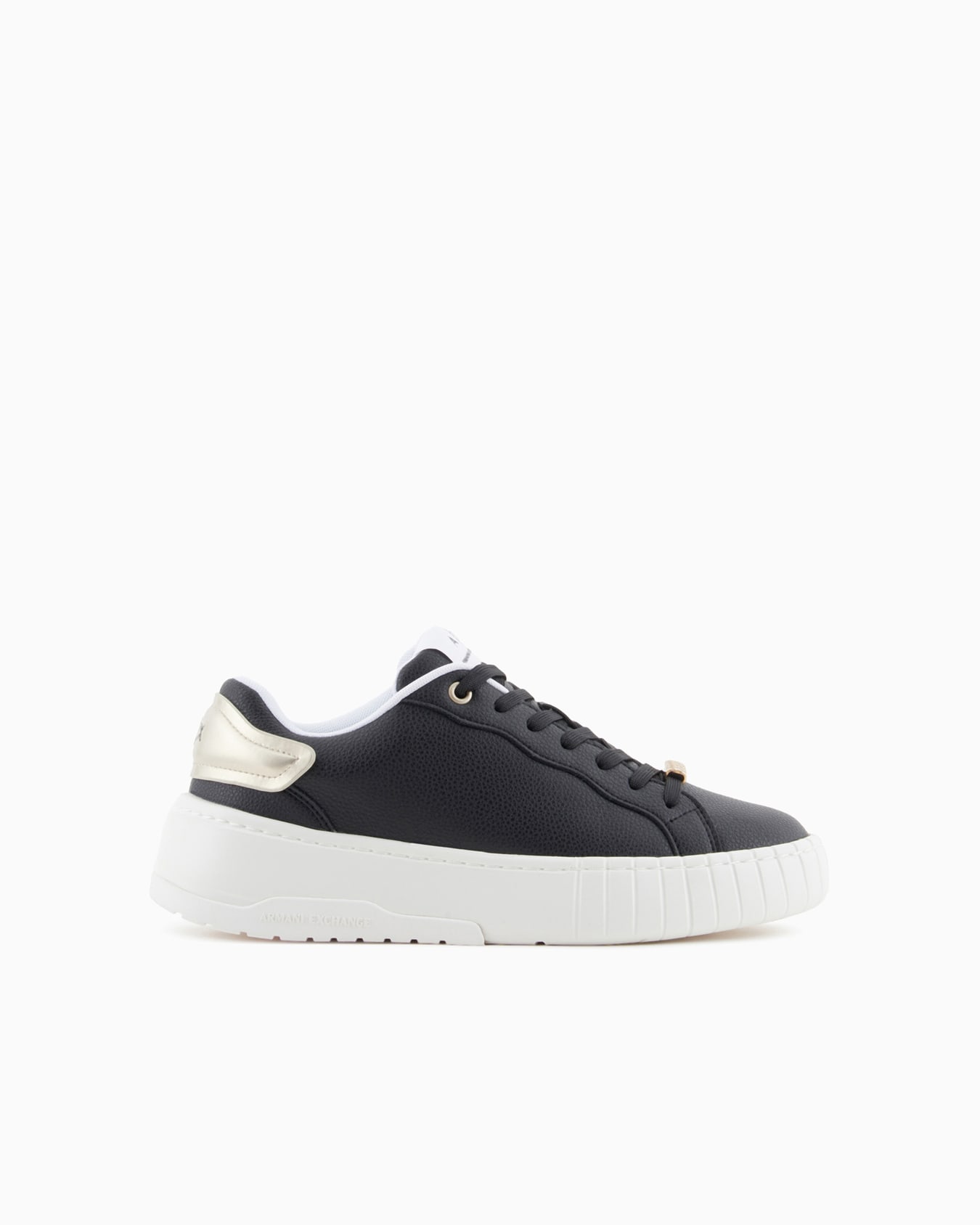 Sneakers with laces and logo Slide 0