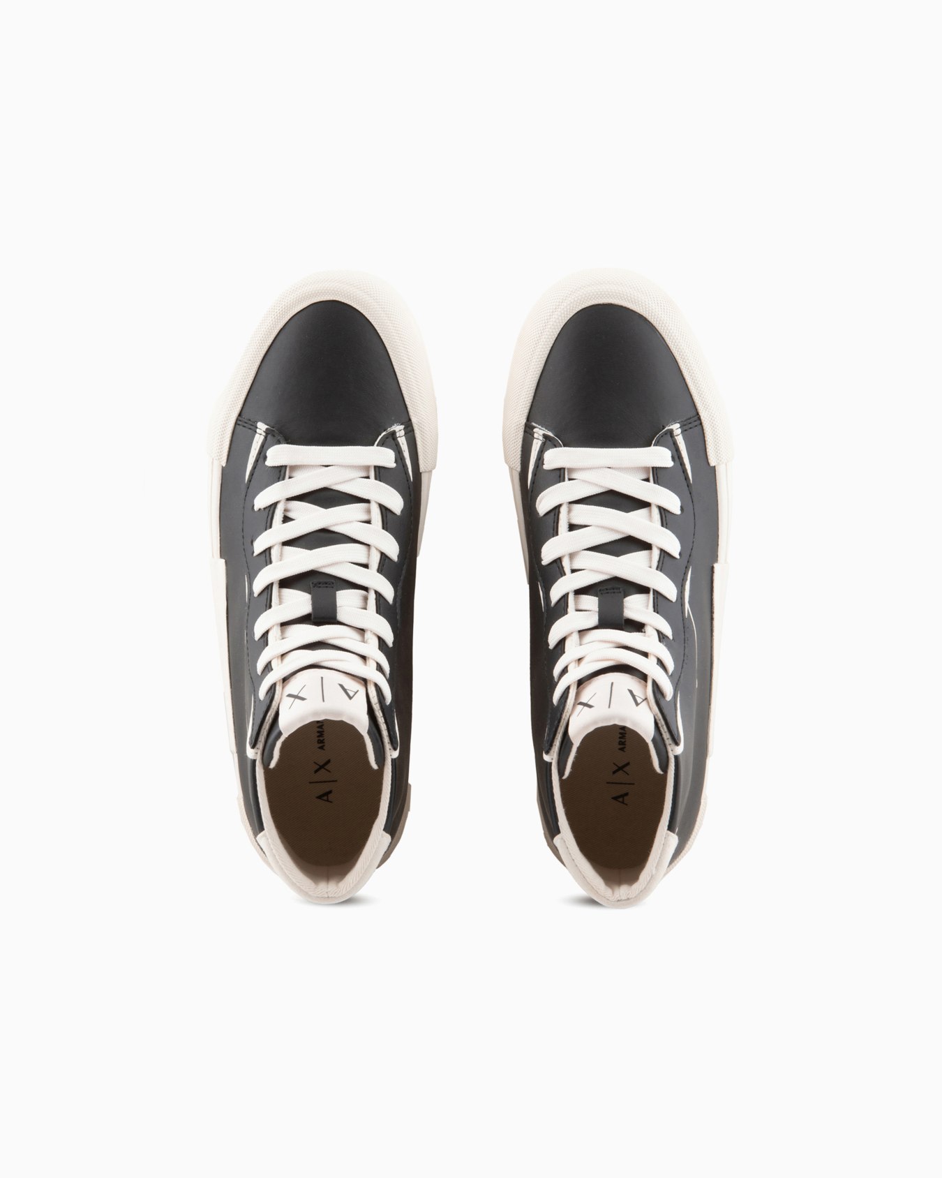 ラインロゴ ハイカットスニーカー スライドする 2