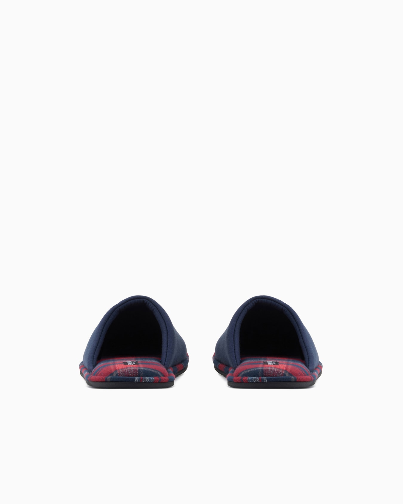 Slippers with tartan details Slide 3