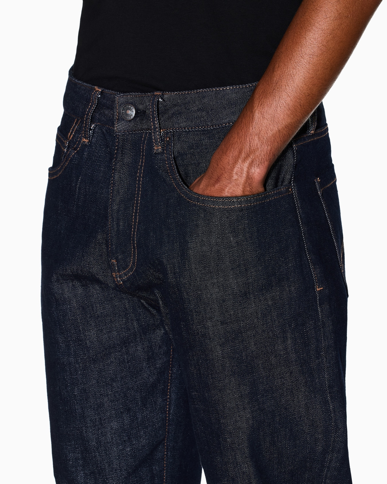 Jeans Slim Fit in Twill di Cotone Stretch Slide 6