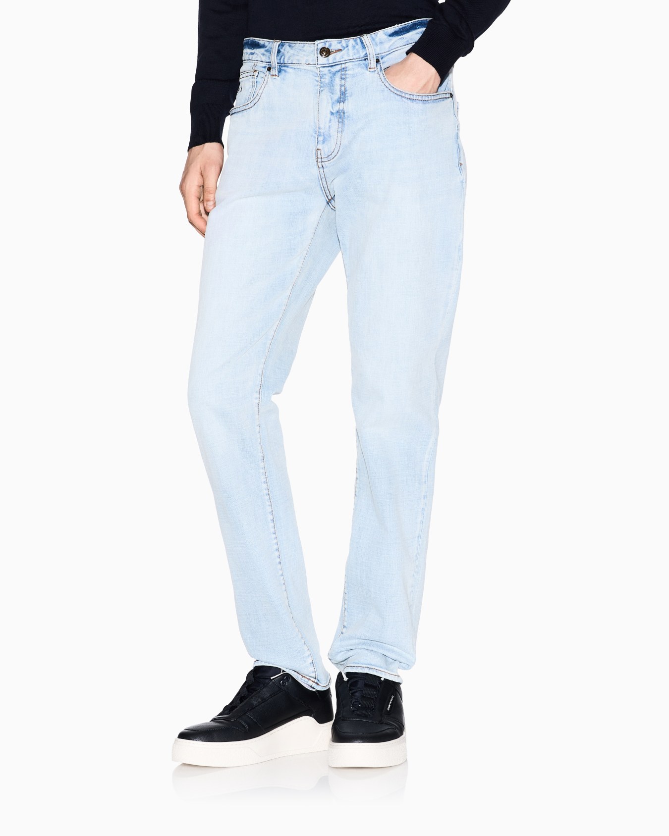  J13 slim fit jeans in cotton denim Slide 3