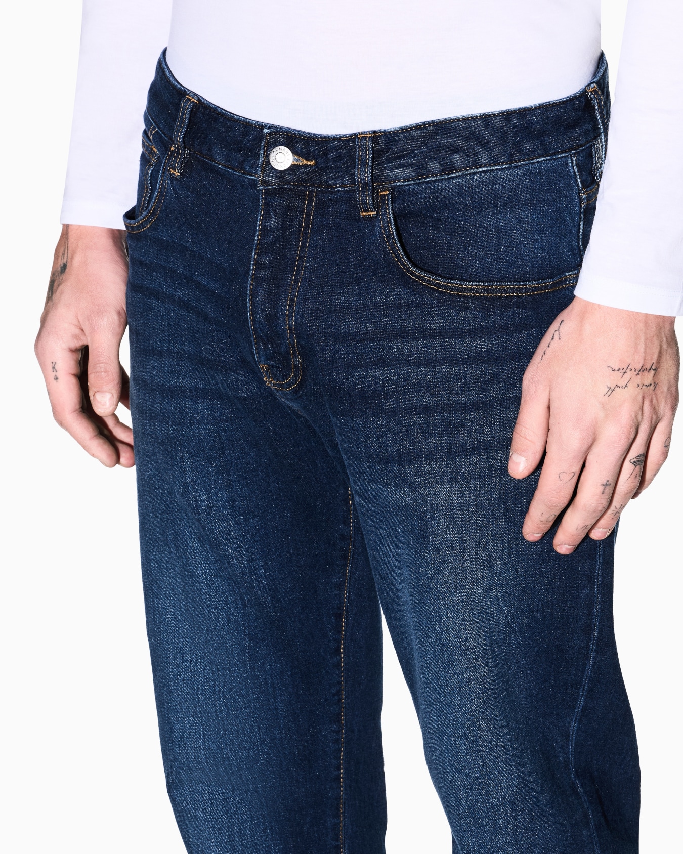 Stretch cotton denim jeans Slide 5