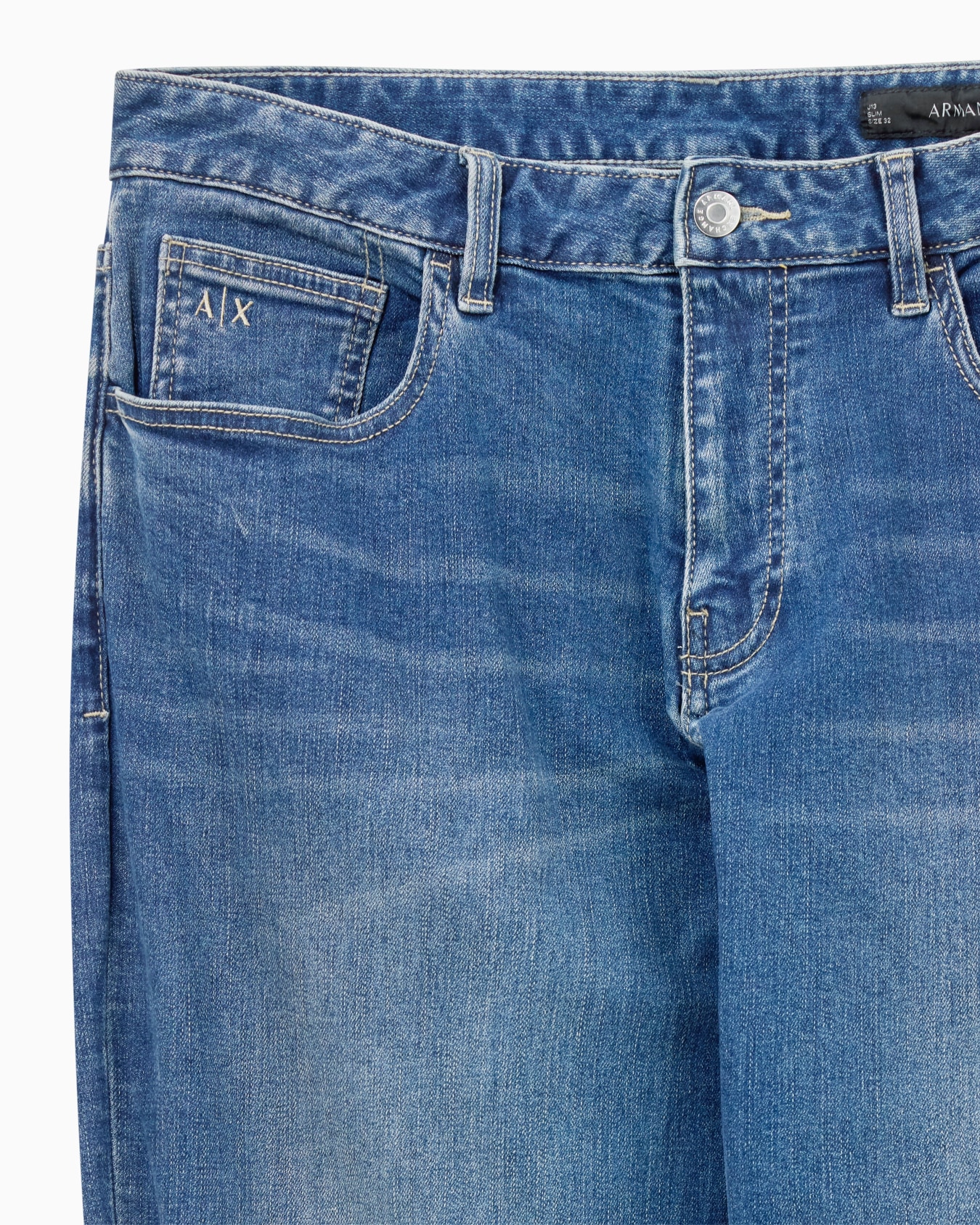 Slim Jeans in Comfort Denim Light Blue Slide 5