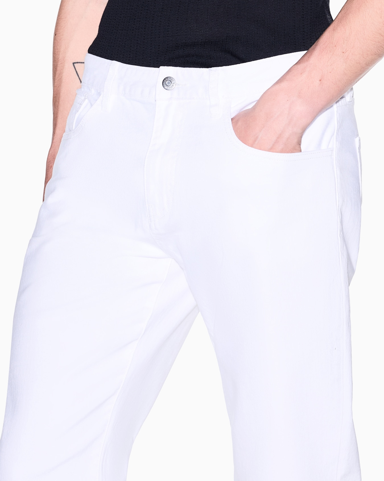 Slim cotton jeans Diapositiva 4
