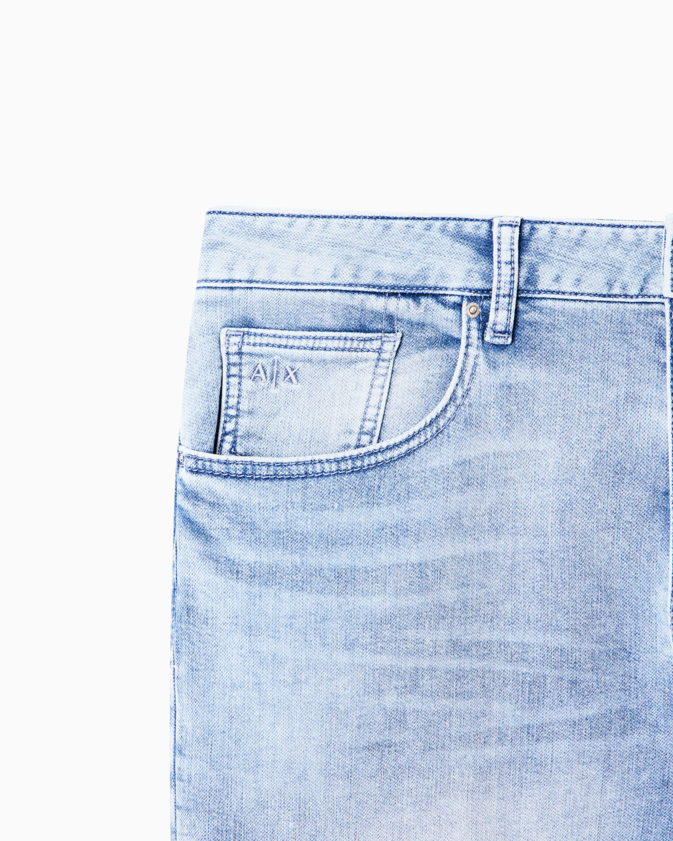 Jeans Slim Fit in Denim Fleece Blue Wash Slide 4