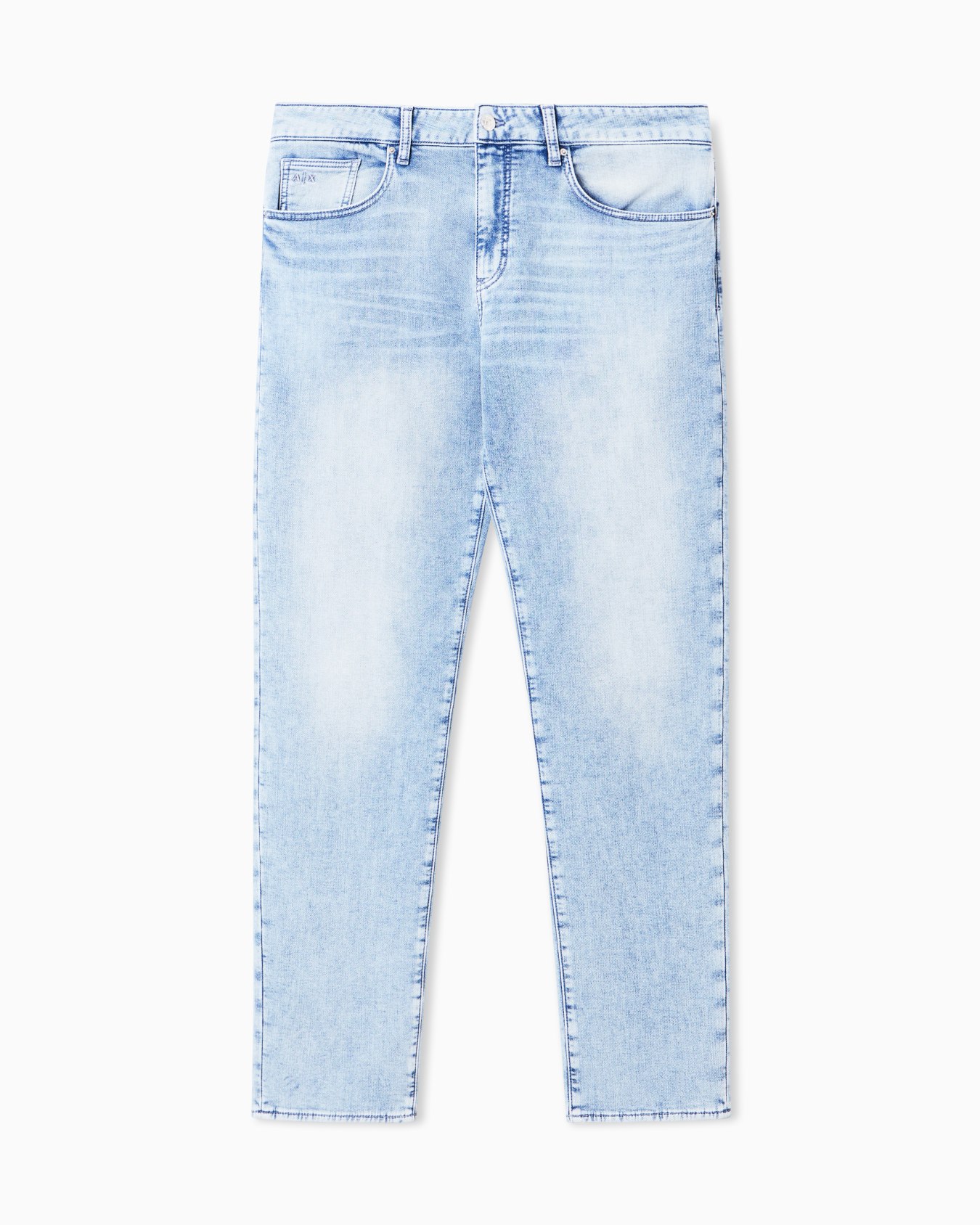 Jeans Slim Fit in Denim Fleece Blue Wash Slide 0