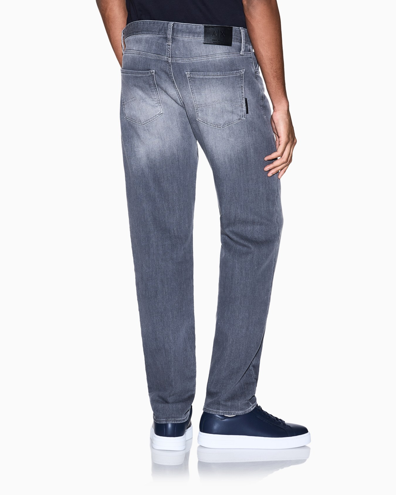 Stone washed regular fit jeans Slide 2