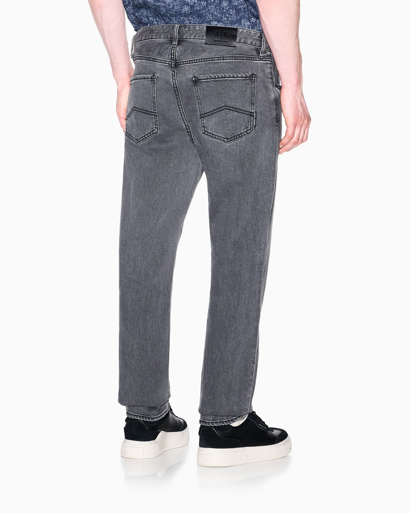 Slim Fit Jeans Stretch Denim Faded Slide 3