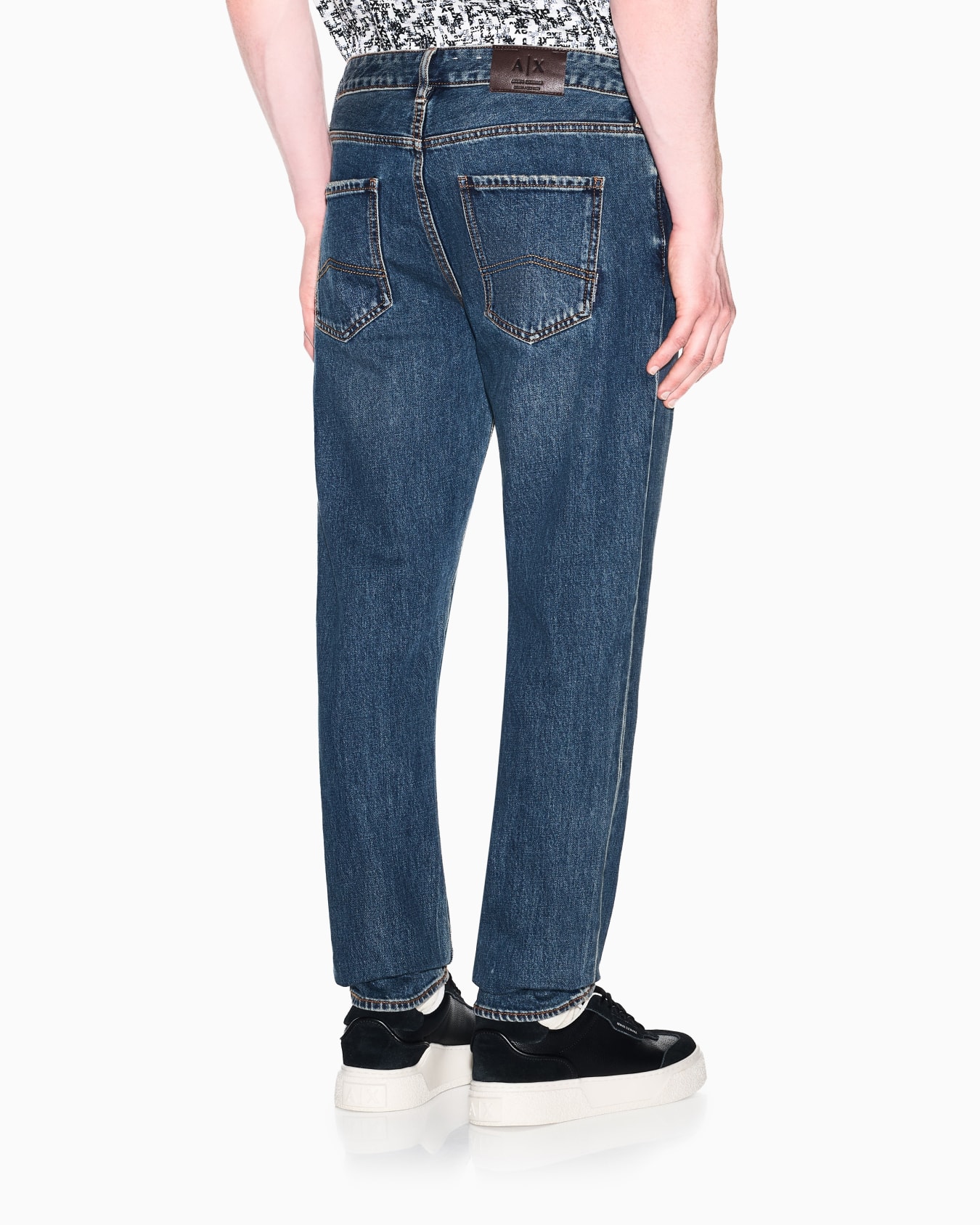 Jeans Slim Fit in Denim Comfort Blu Delavé Slide 3