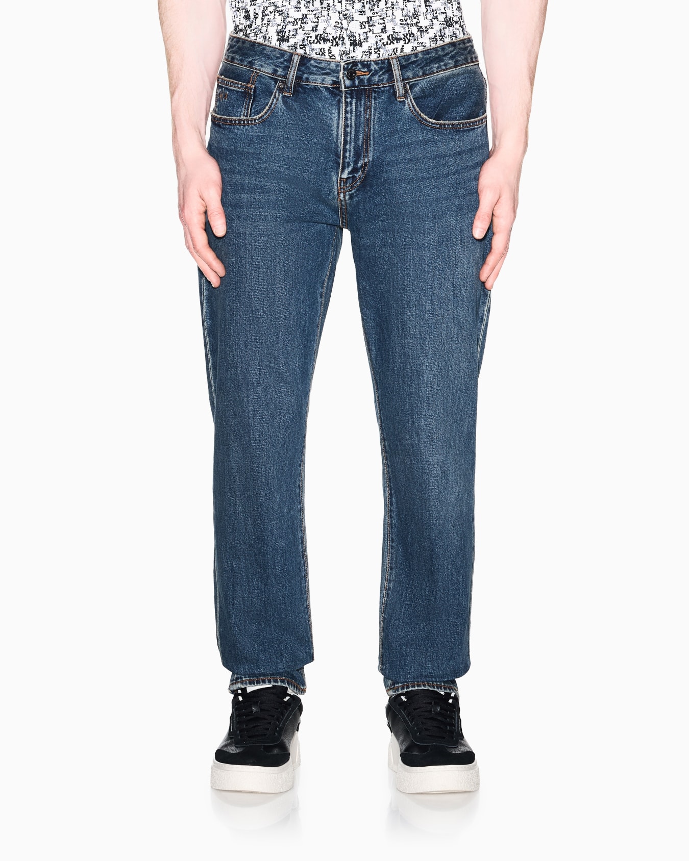 Jeans Slim Fit in Denim Comfort Blu Delavé Slide 2