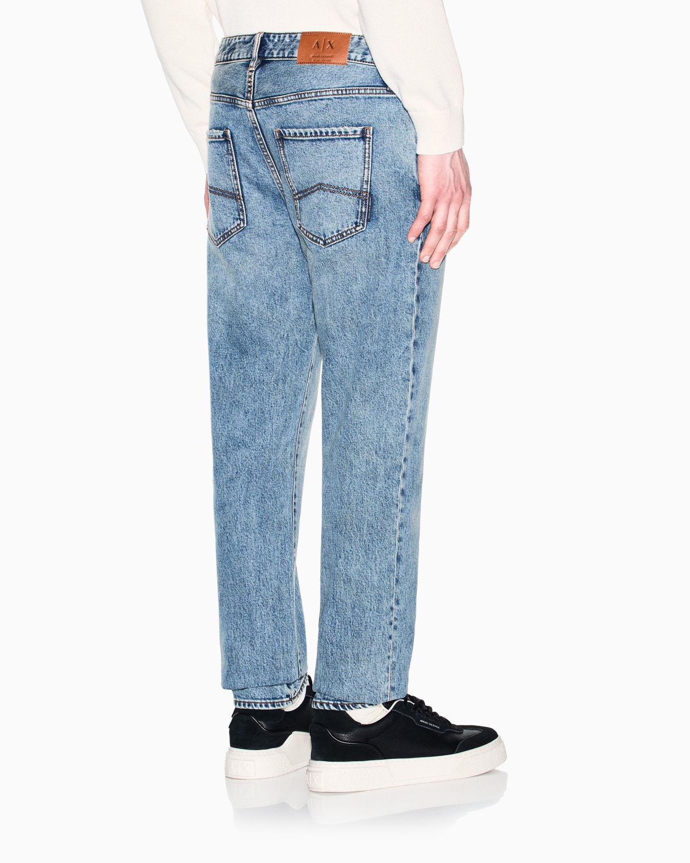 Slim Jeans Comfort Denim Blue Wash Slide 3