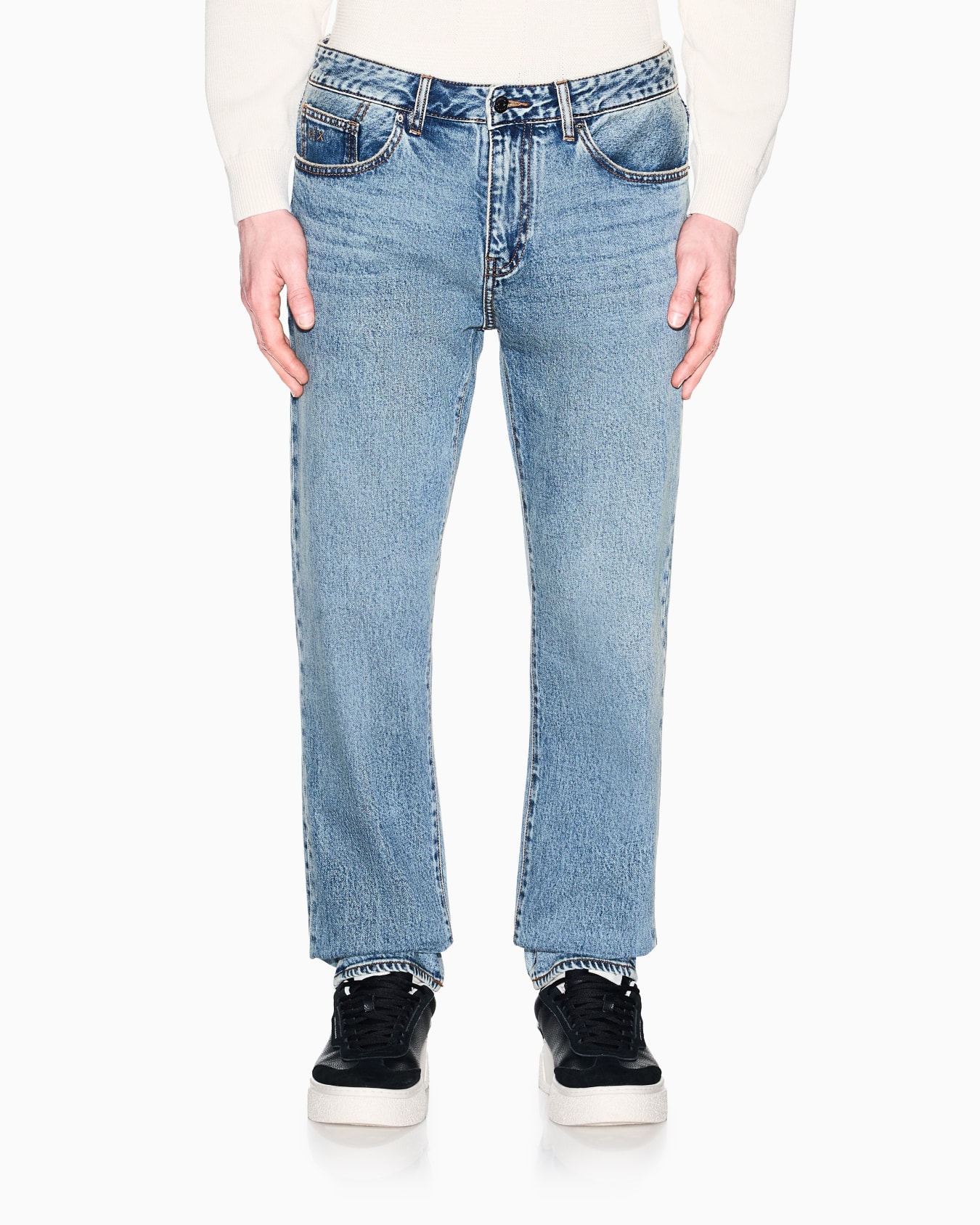 Slim Jeans Comfort Denim Blue Wash Slide 2