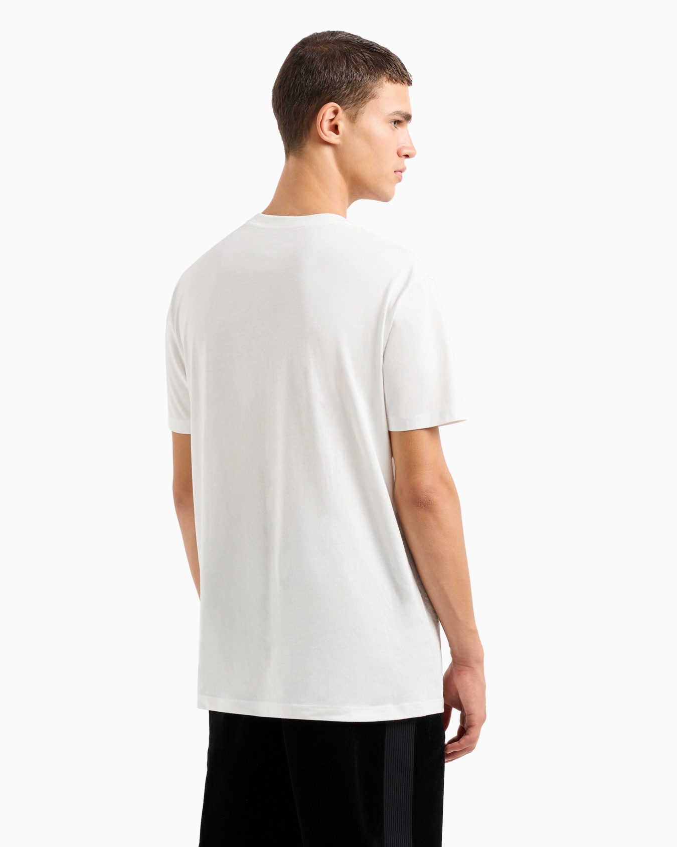 Regular fit heavy cotton T-shirt with ASV photo print Slide 2