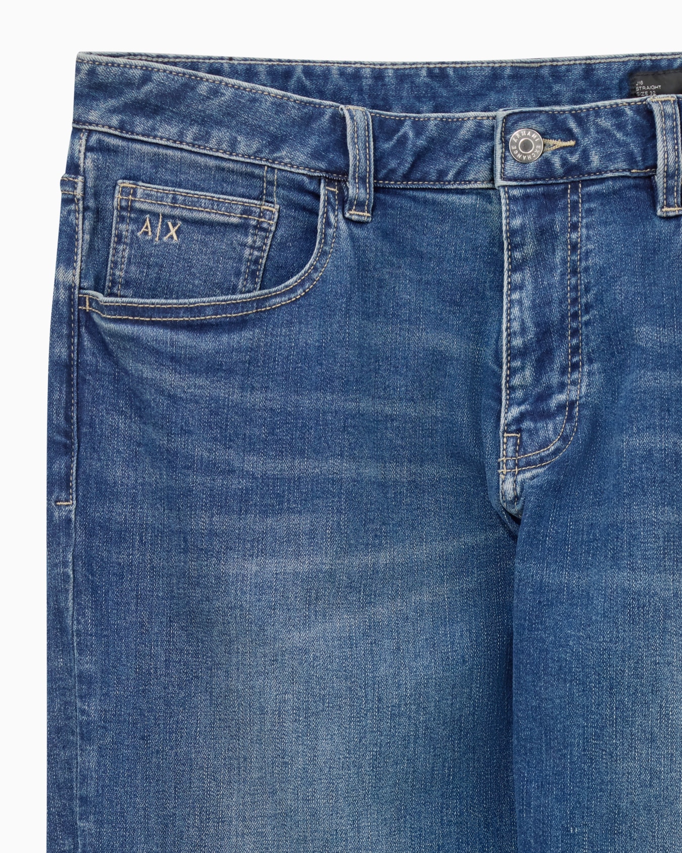 Jeans Straight Fit in Denim Comfort Azzurro Chiaro Slide 5