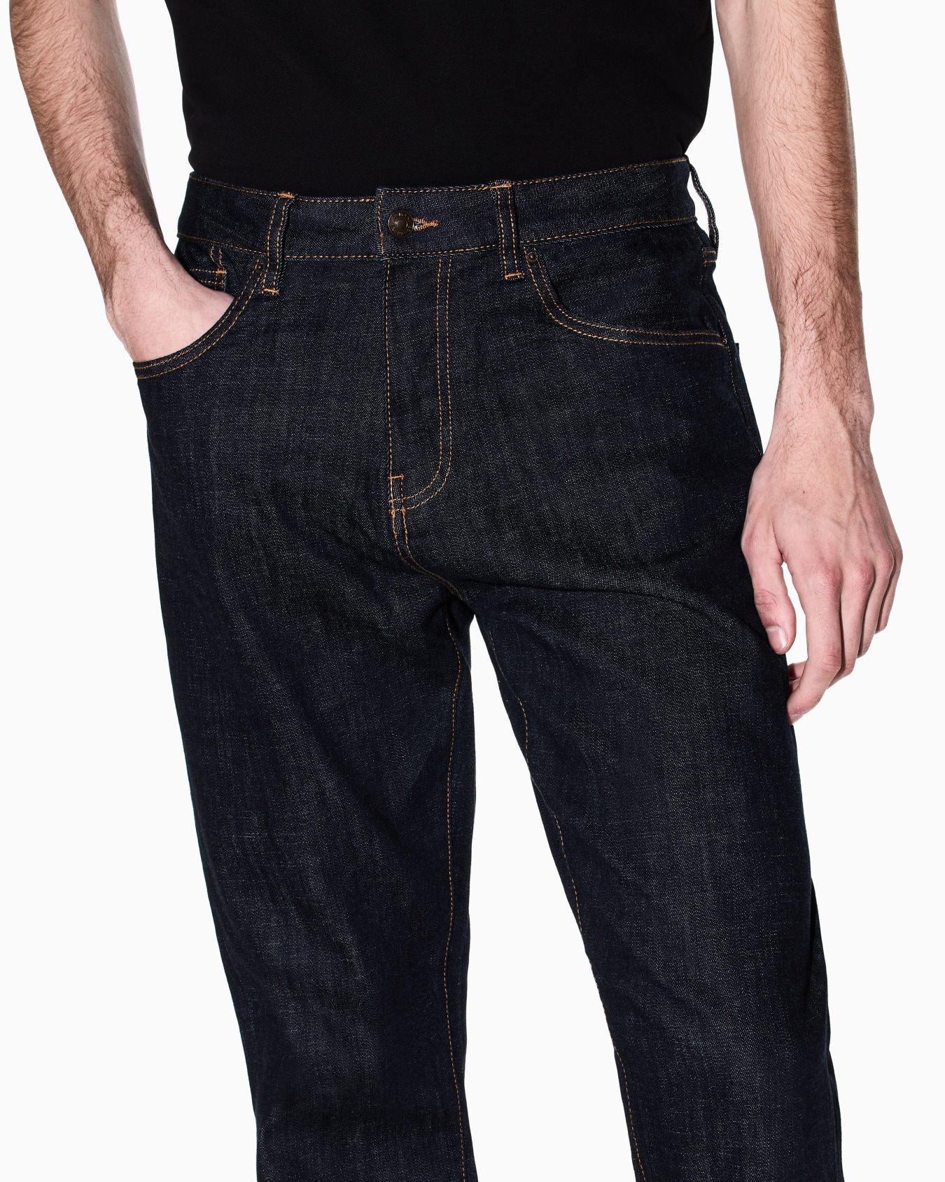 Straight Fit Jeans aus Comfort Denim Folie 4