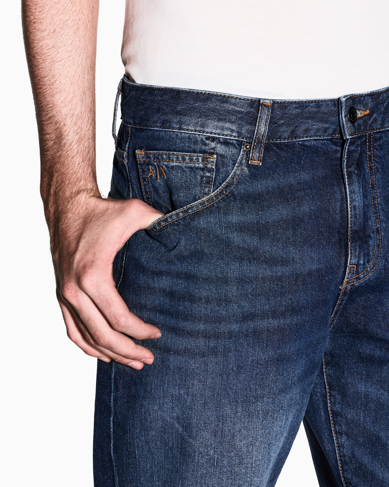 Straight cotton jeans Slide 4