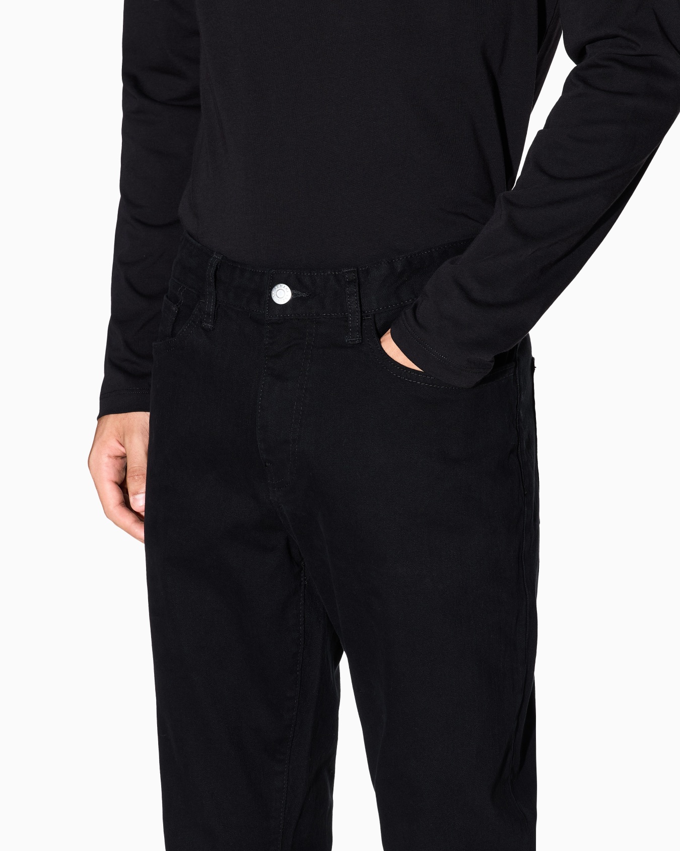 Jeans Skinny in Denim Stretch Effetto Seconda Pelle Slide 6